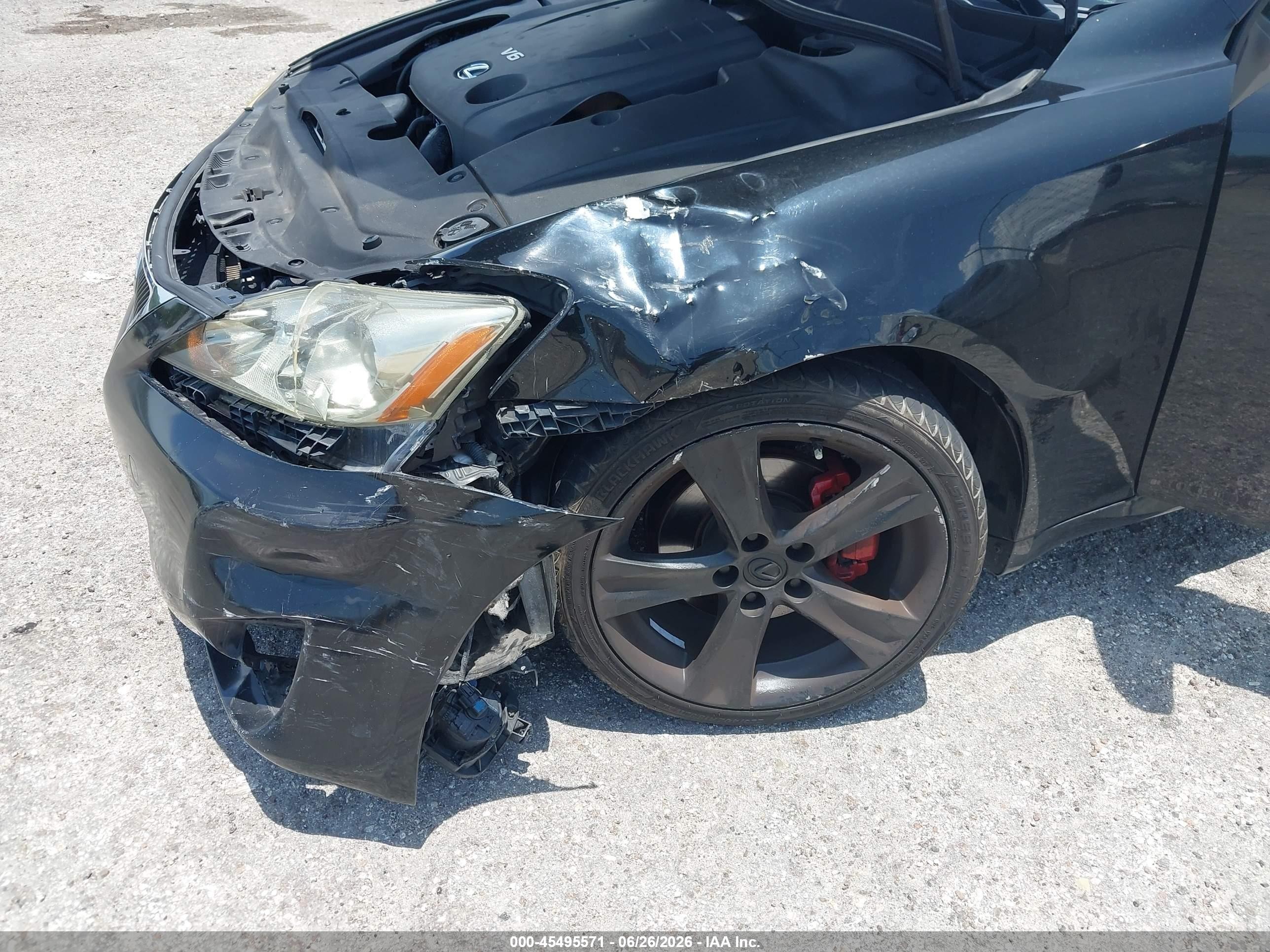 2012 Lexus Is 250   Black vin: JTHBF5C21C5184341