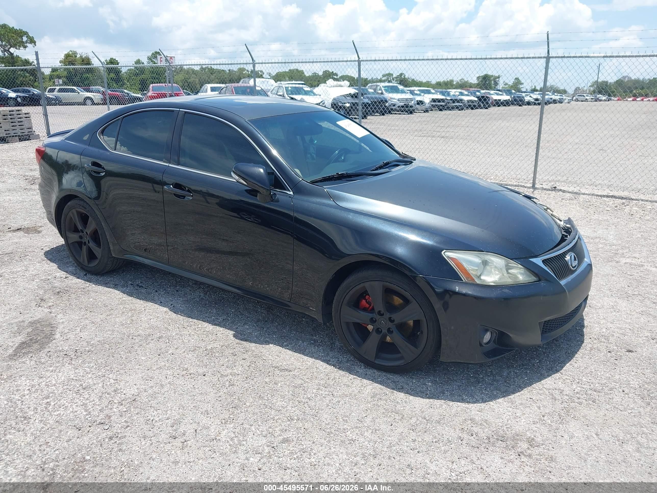2012 Lexus Is 250   Black vin: JTHBF5C21C5184341