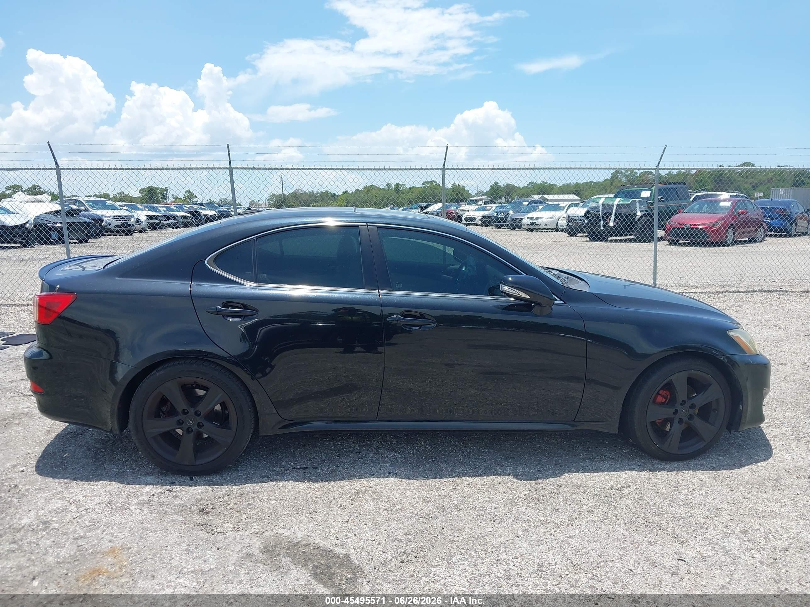 2012 Lexus Is 250   Black vin: JTHBF5C21C5184341