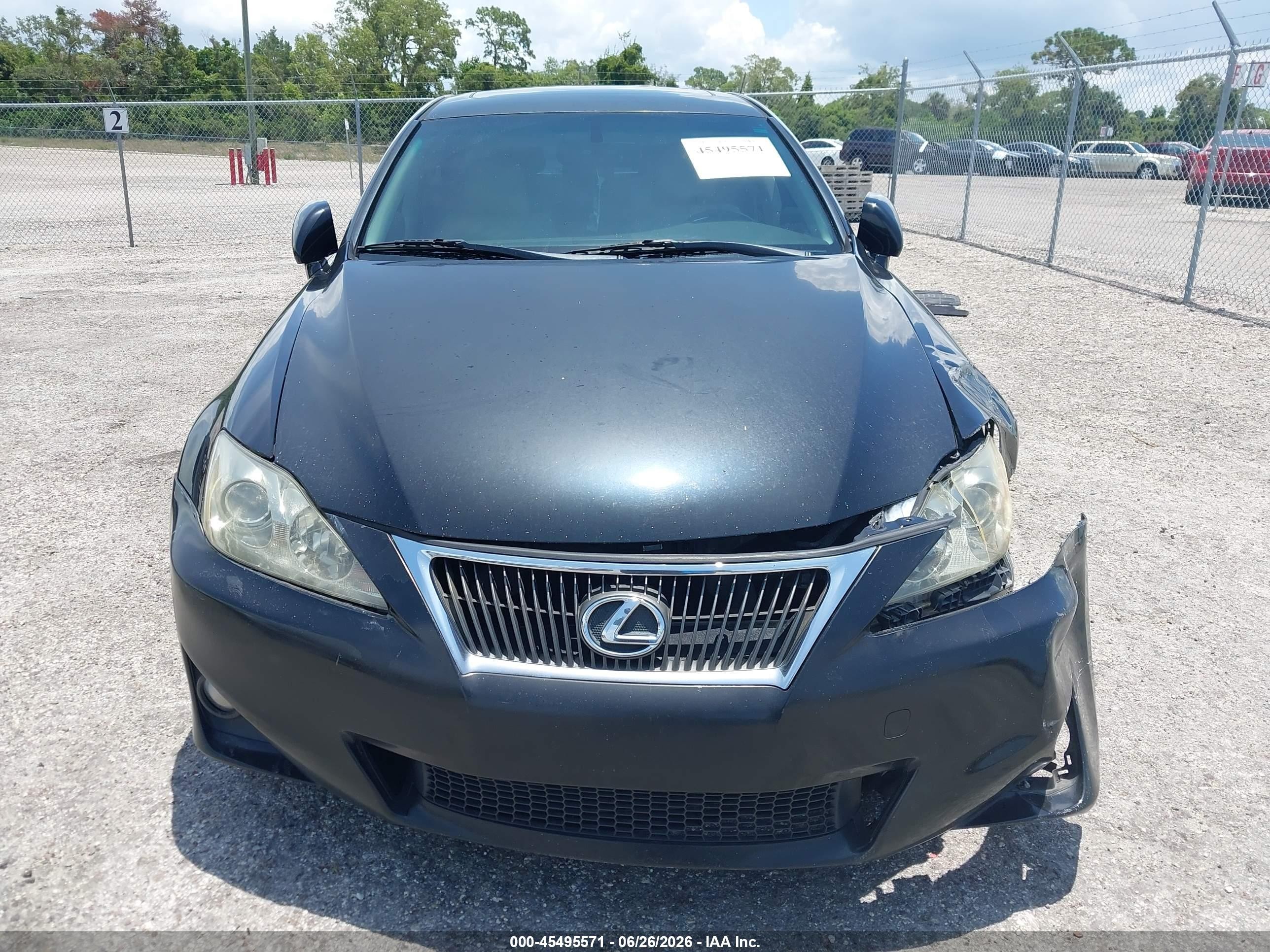 2012 Lexus Is 250   Black vin: JTHBF5C21C5184341