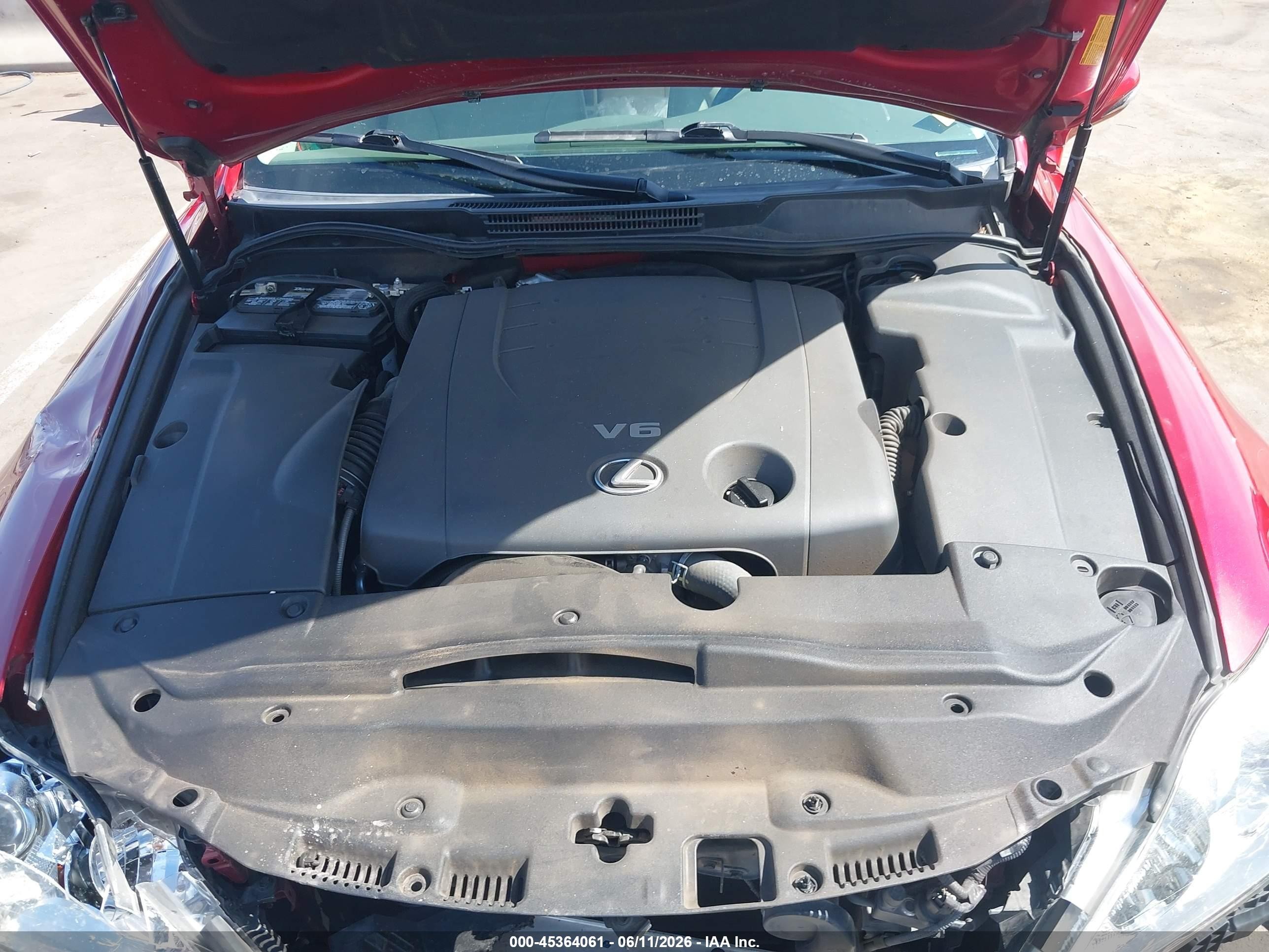 2013 Lexus Is 250   Red vin: JTHBF5C21D5192148