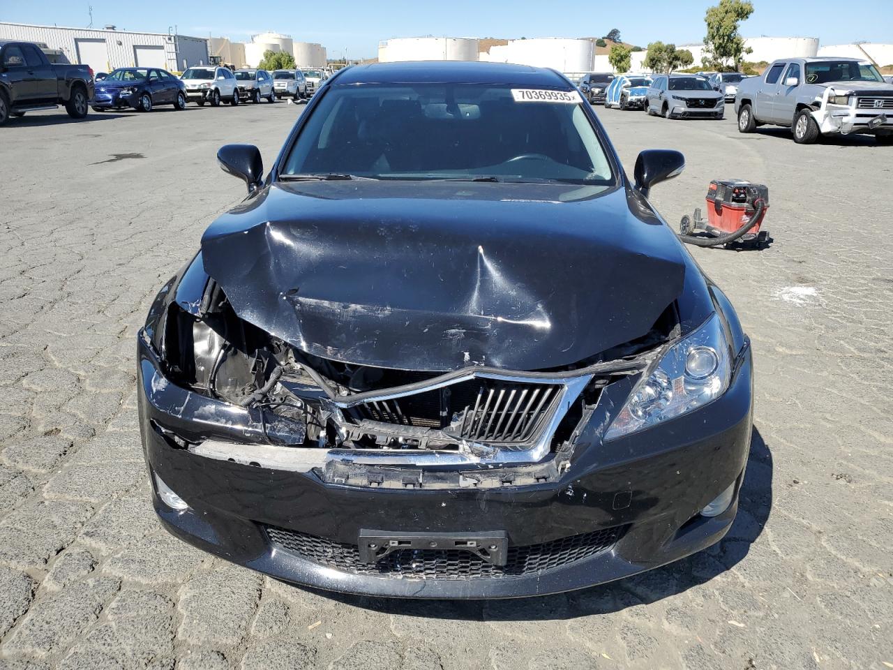 2010 Lexus Is 250 Black vin: JTHBF5C22A2098812