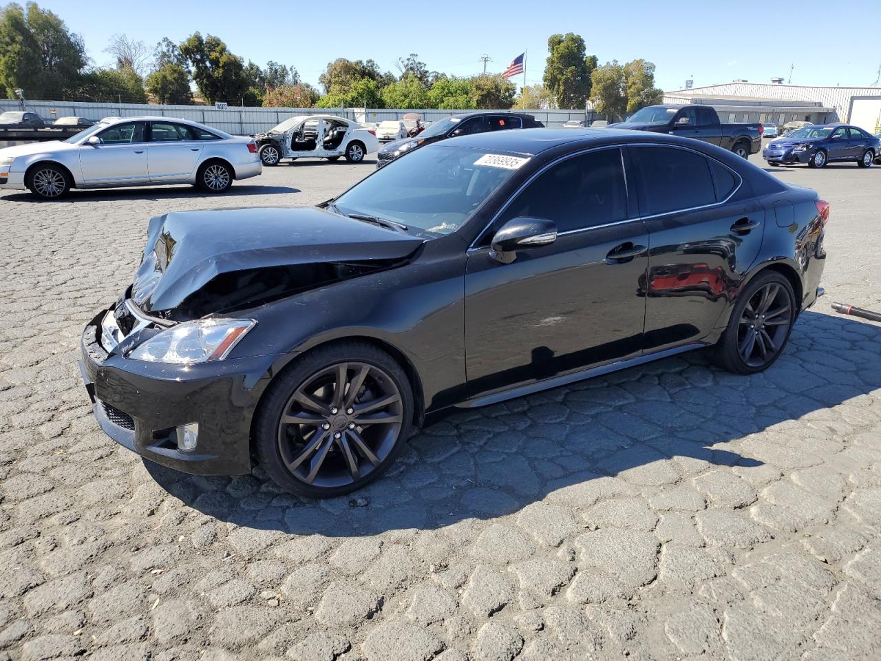 2010 Lexus Is 250 Black vin: JTHBF5C22A2098812