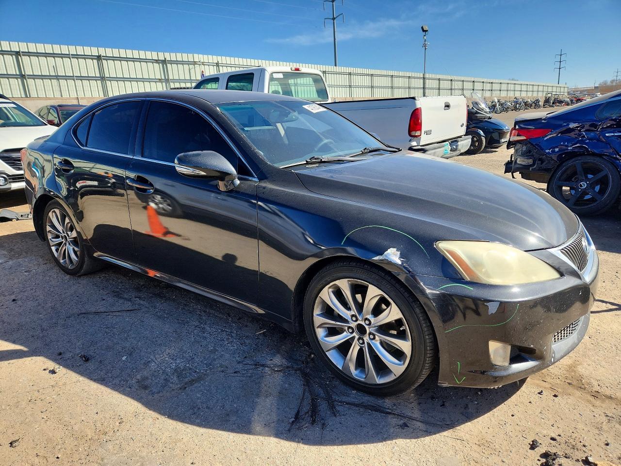 2010 Lexus Is Black vin: JTHBF5C22A5109760