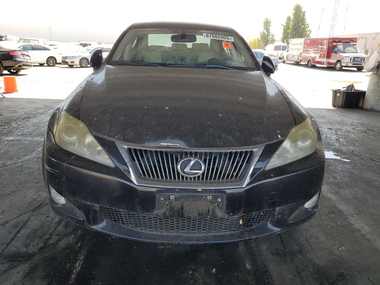 2010 Lexus Is 250 Black vin: JTHBF5C22A5112433