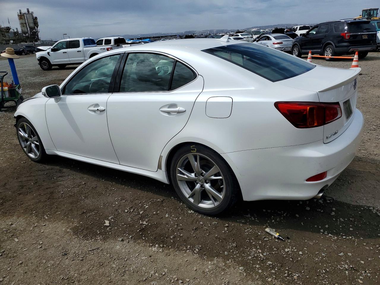 2010 Lexus Is 250 Белый vin: JTHBF5C22A5124792