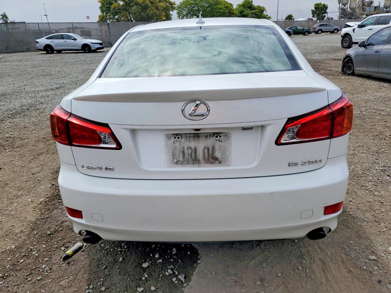 2010 Lexus Is 250 Белый vin: JTHBF5C22A5124792