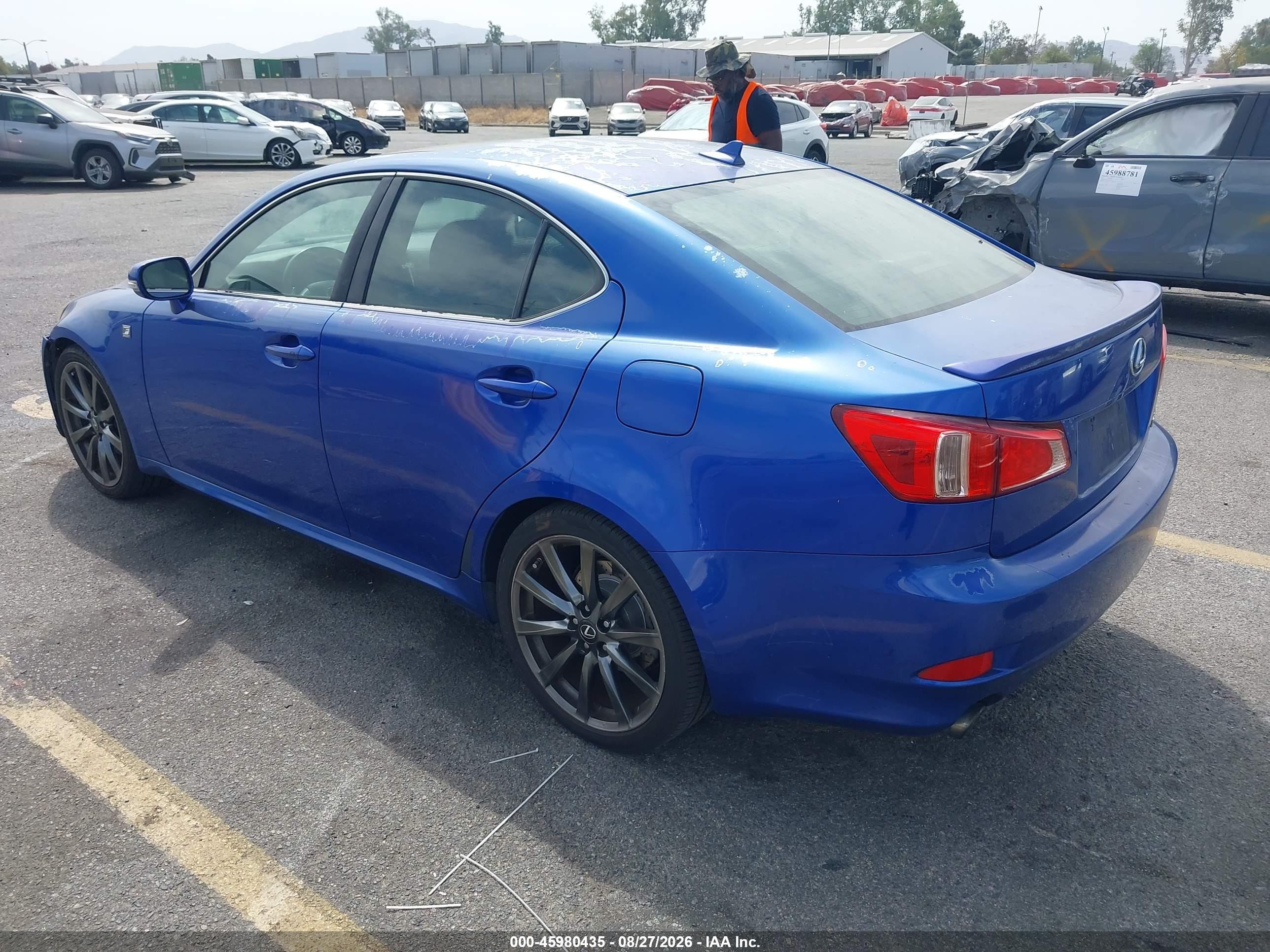 2011 Lexus Is 250   Blue vin: JTHBF5C22B2101760