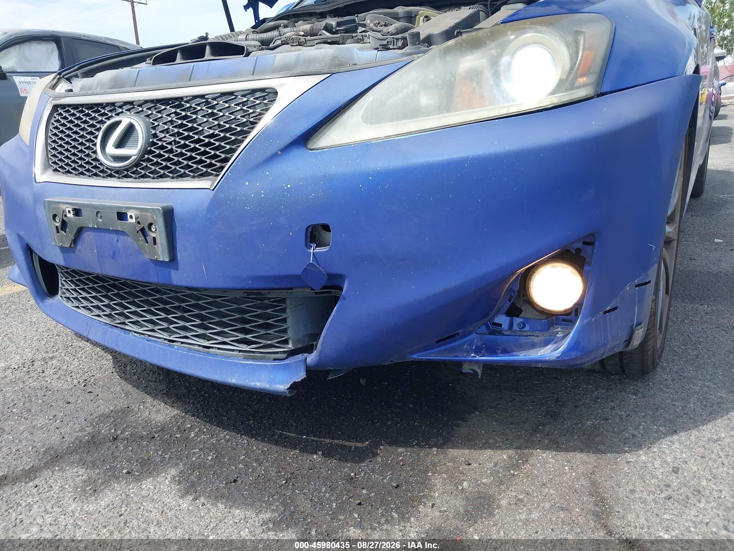 2011 Lexus Is 250   Blue vin: JTHBF5C22B2101760