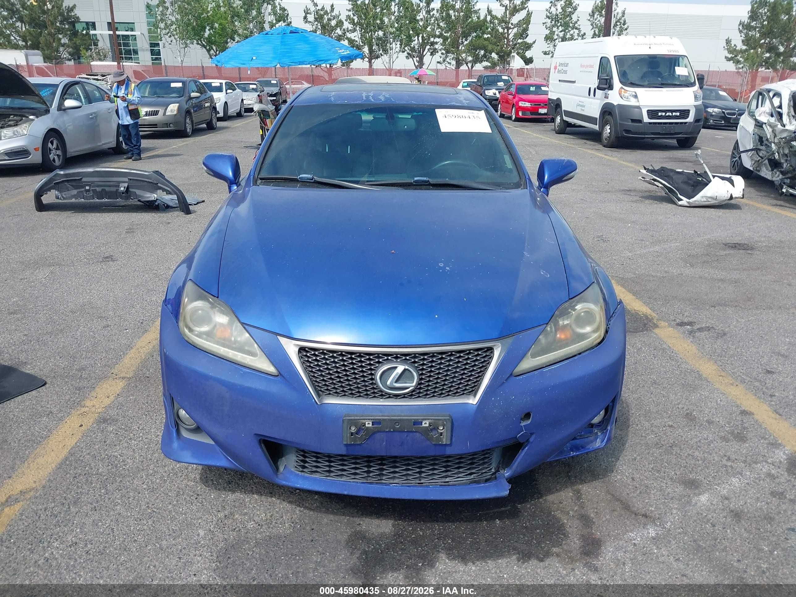 2011 Lexus Is 250   Blue vin: JTHBF5C22B2101760