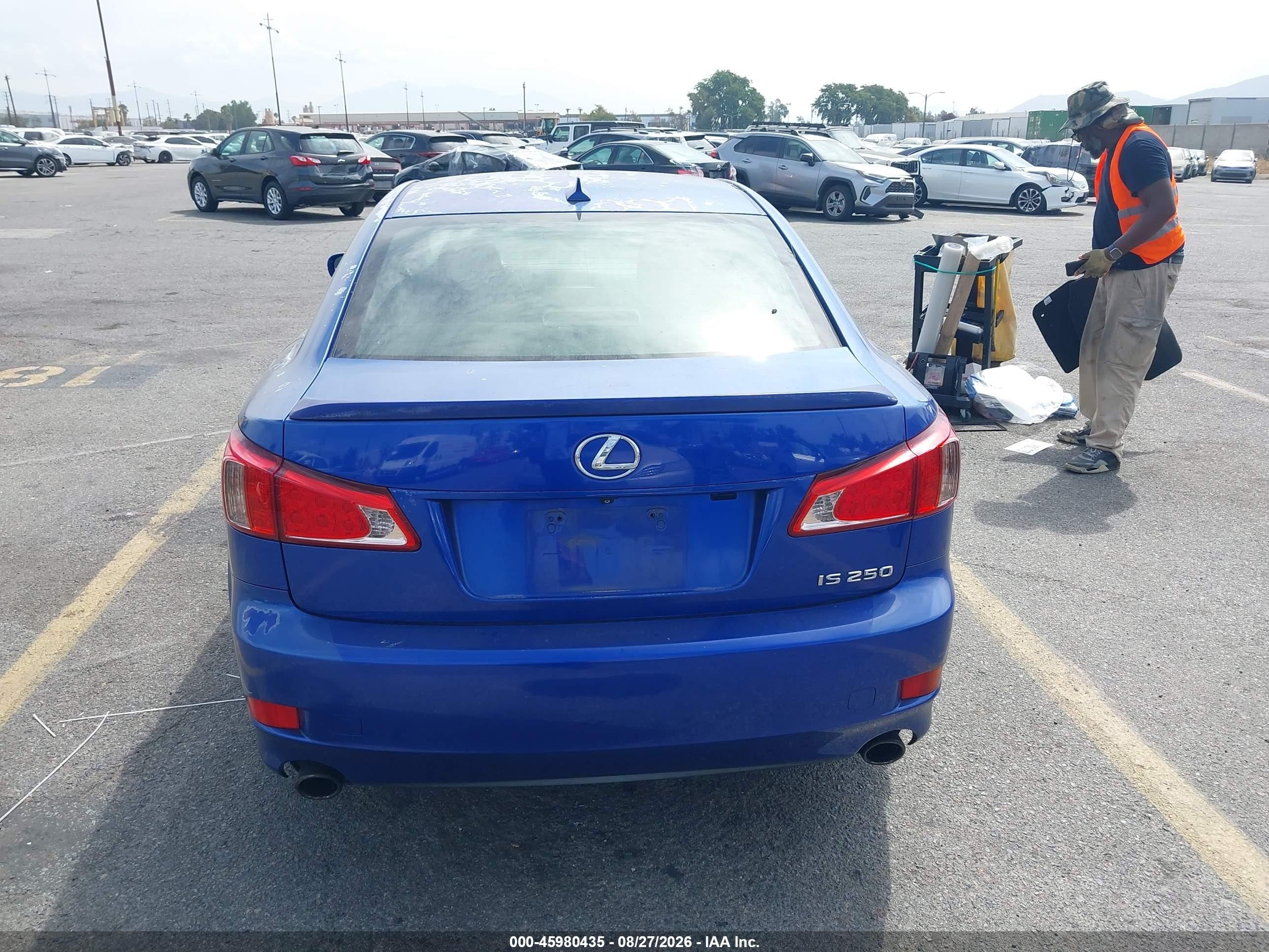 2011 Lexus Is 250   Blue vin: JTHBF5C22B2101760