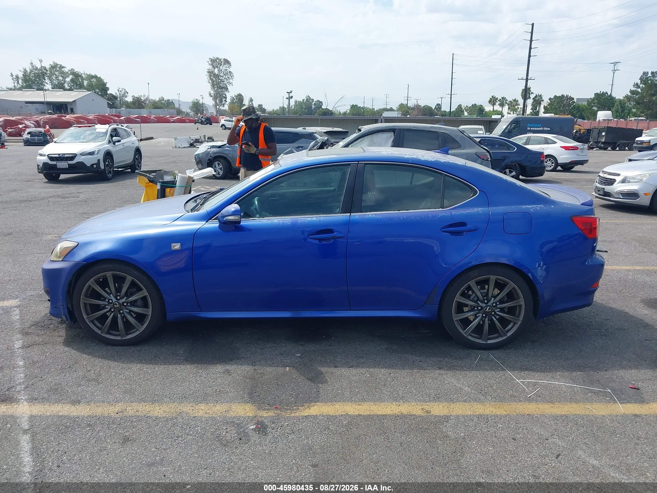 2011 Lexus Is 250   Blue vin: JTHBF5C22B2101760