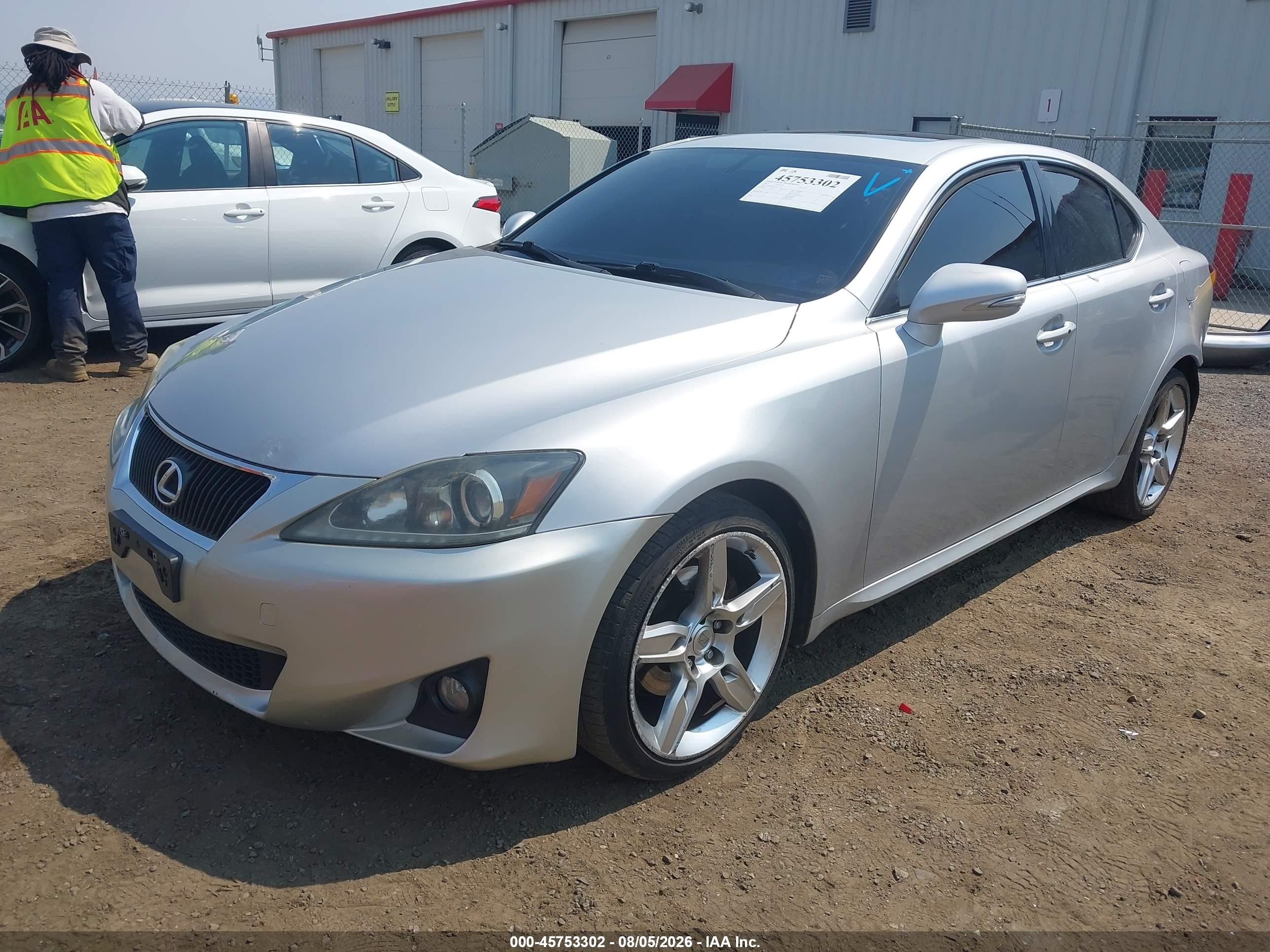 2011 Lexus Is 250   Silver vin: JTHBF5C22B5131520