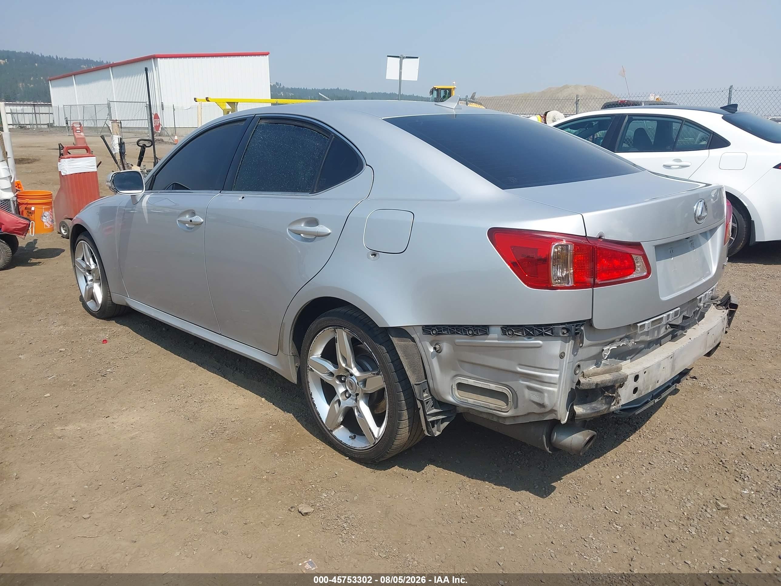 2011 Lexus Is 250   Silver vin: JTHBF5C22B5131520