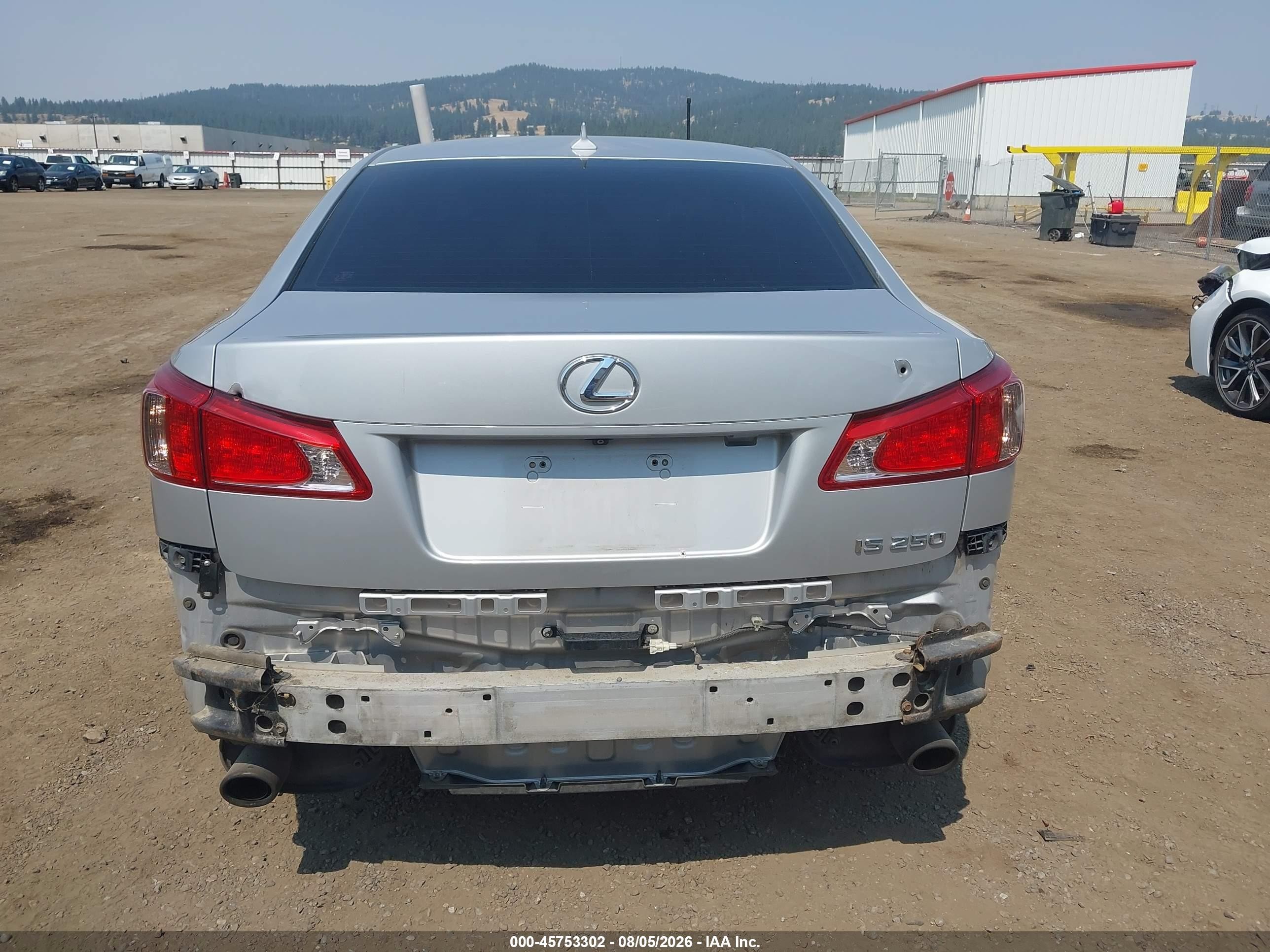 2011 Lexus Is 250   Silver vin: JTHBF5C22B5131520