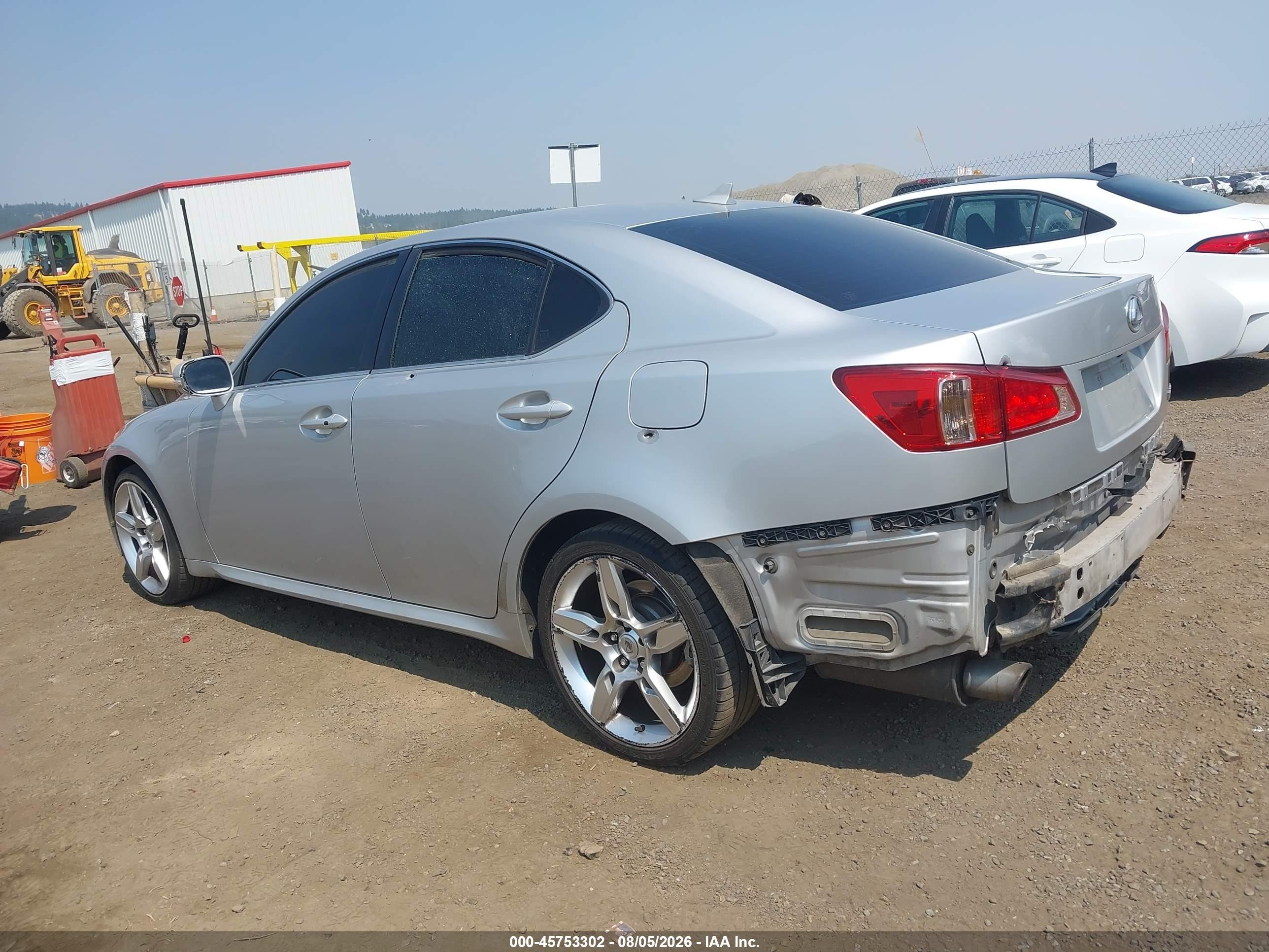 2011 Lexus Is 250   Silver vin: JTHBF5C22B5131520