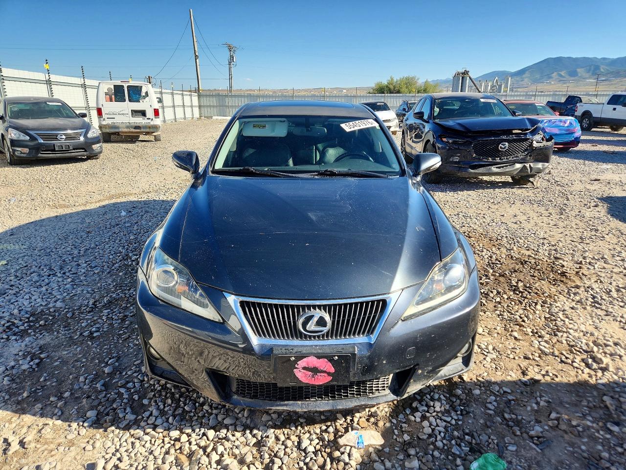 2011 Lexus Is 250 Black vin: JTHBF5C22B5133929