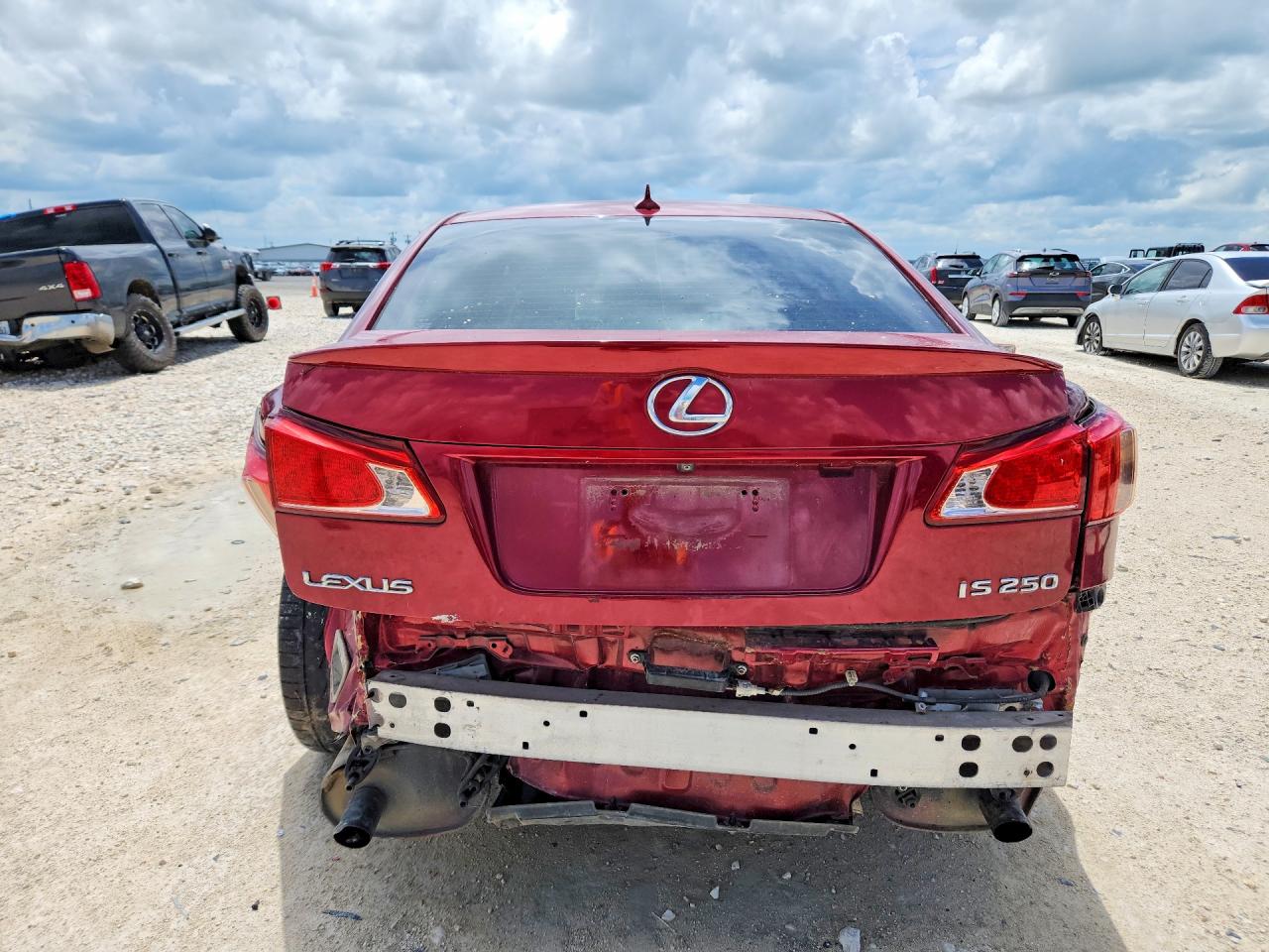 2011 Lexus Is 250 Red vin: JTHBF5C22B5138757