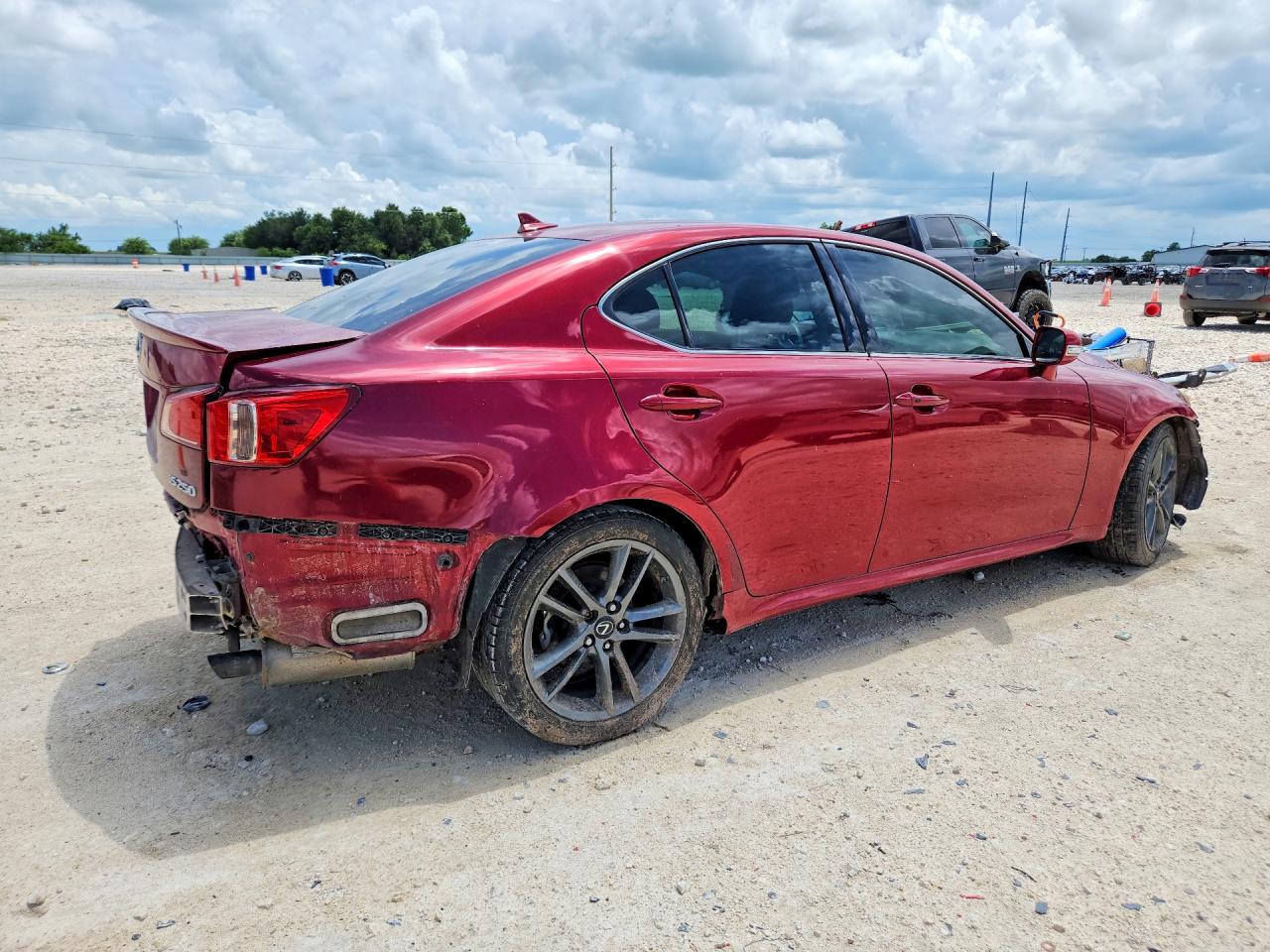 2011 Lexus Is 250 Red vin: JTHBF5C22B5138757