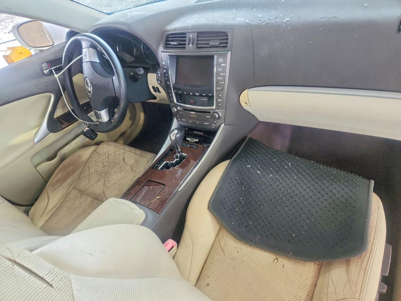2011 Lexus Is 250 Base White vin: JTHBF5C22B5151072