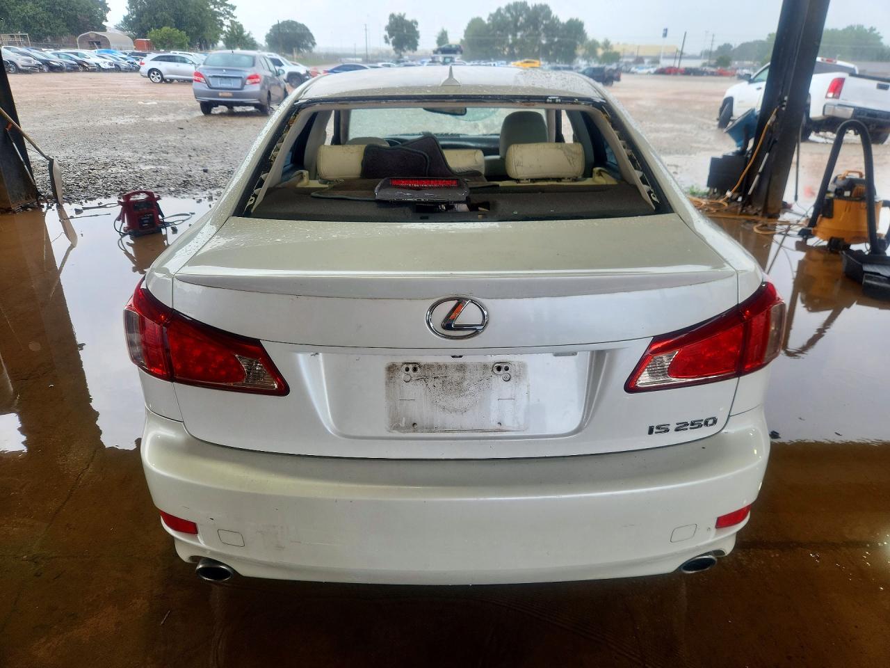 2011 Lexus Is 250 Base White vin: JTHBF5C22B5151072