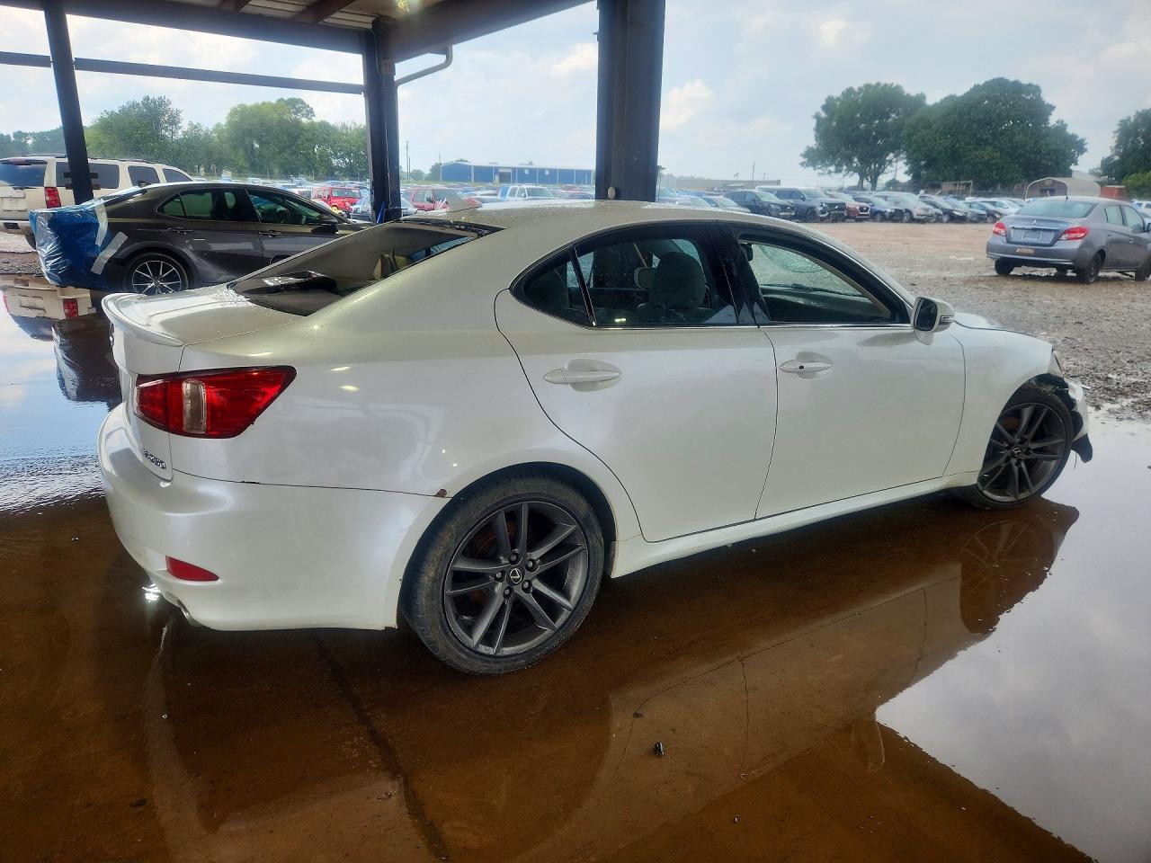 2011 Lexus Is 250 Base White vin: JTHBF5C22B5151072