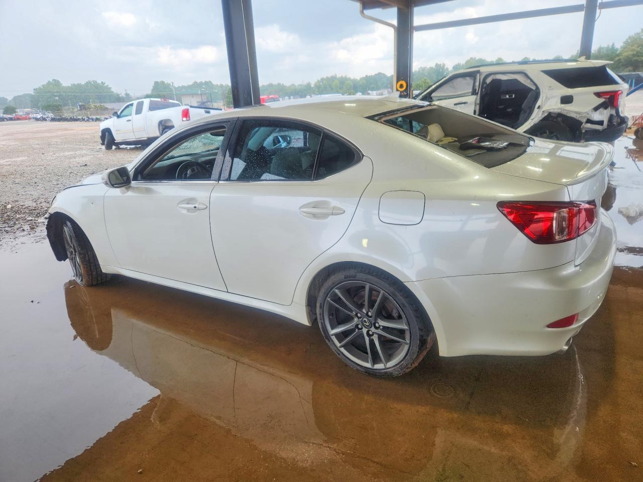 2011 Lexus Is 250 Base White vin: JTHBF5C22B5151072