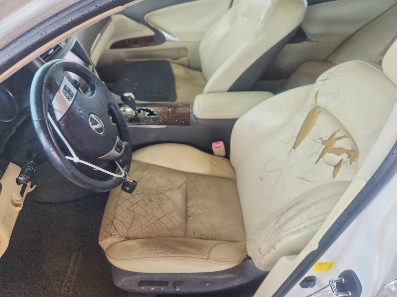 2011 Lexus Is 250 Base White vin: JTHBF5C22B5151072
