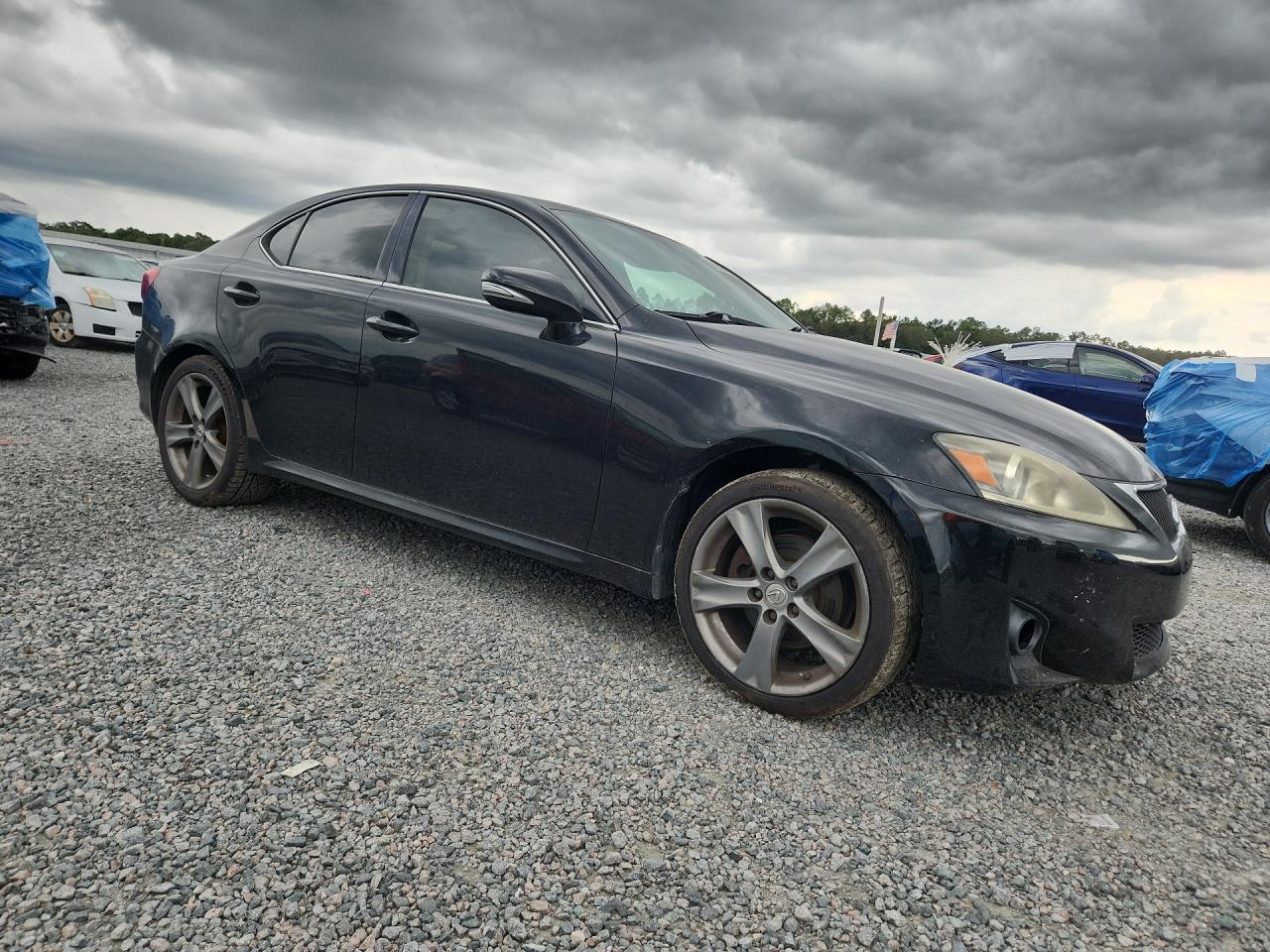 2012 Lexus Is 250 Base Black vin: JTHBF5C22C5168360