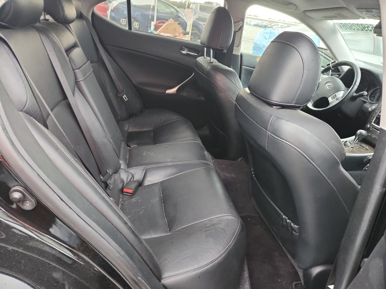 2012 Lexus Is 250 Base Black vin: JTHBF5C22C5168360