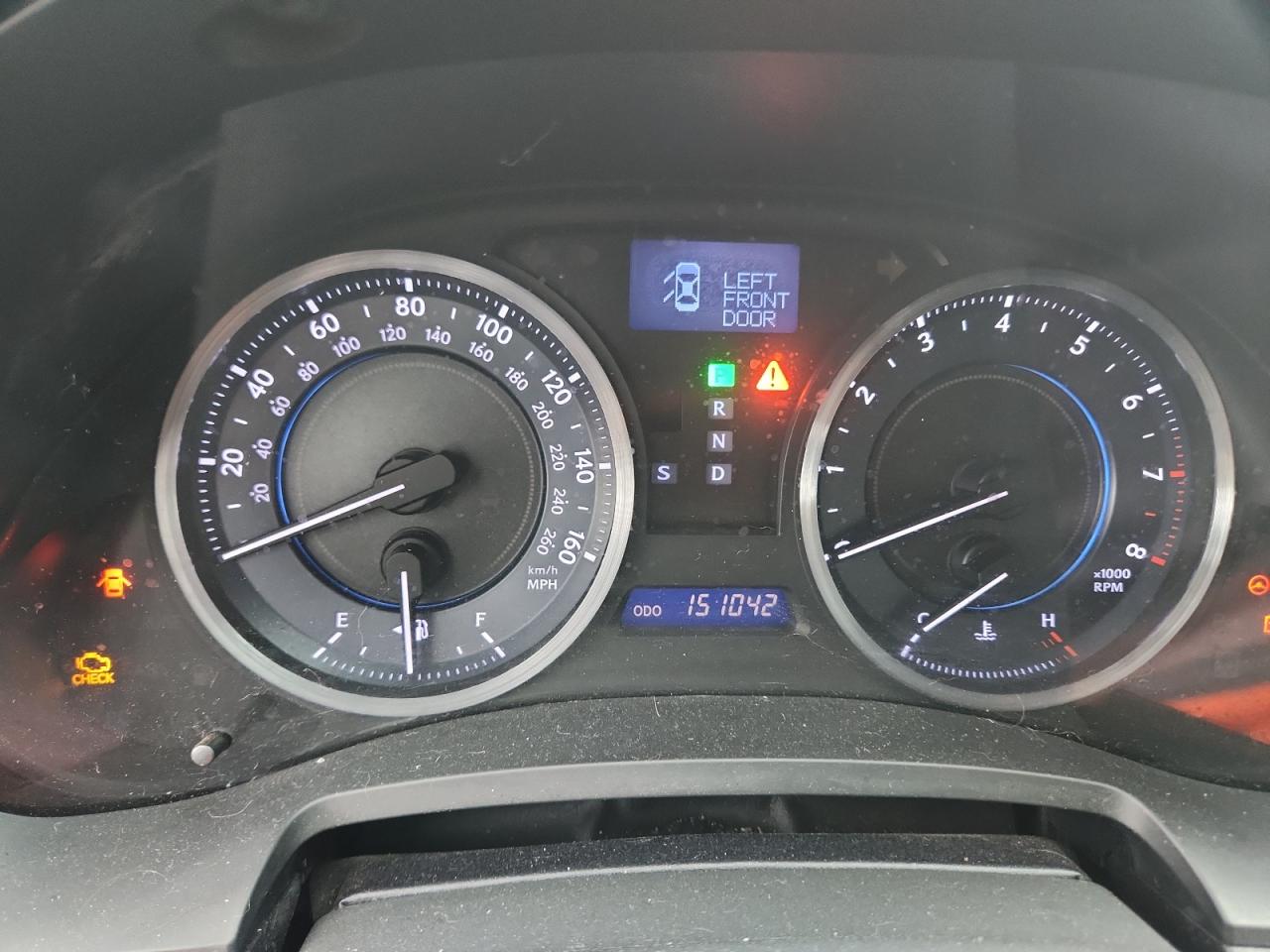 2012 Lexus Is 250 Base Black vin: JTHBF5C22C5168360