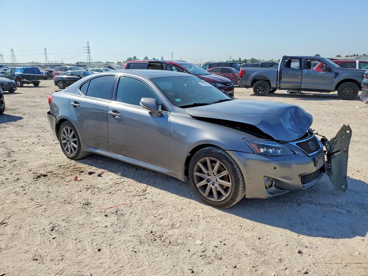 2012 Lexus Is 250 Gray vin: JTHBF5C22C5175180
