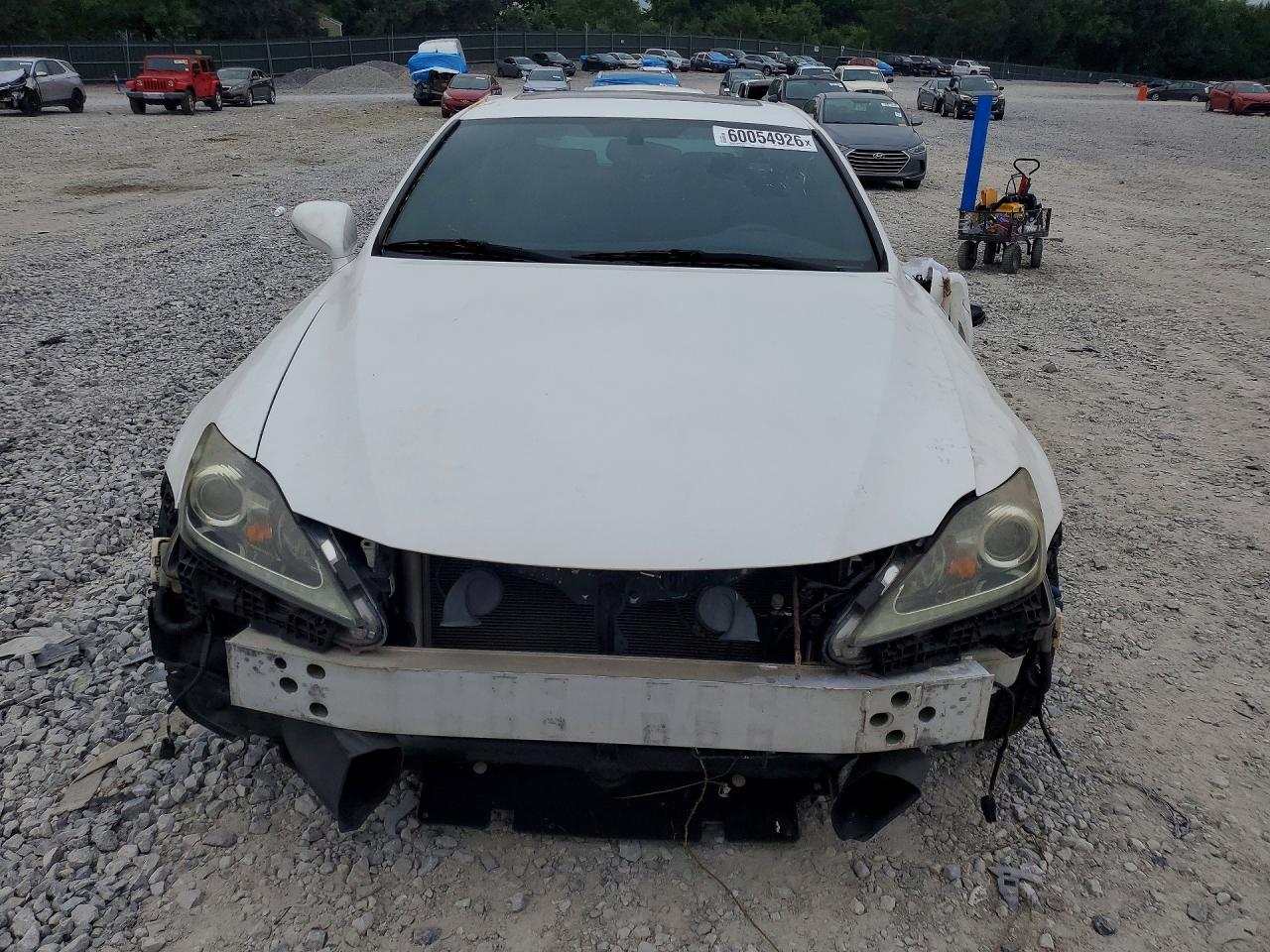 2012 Lexus Is 250 Белый vin: JTHBF5C22C5181013