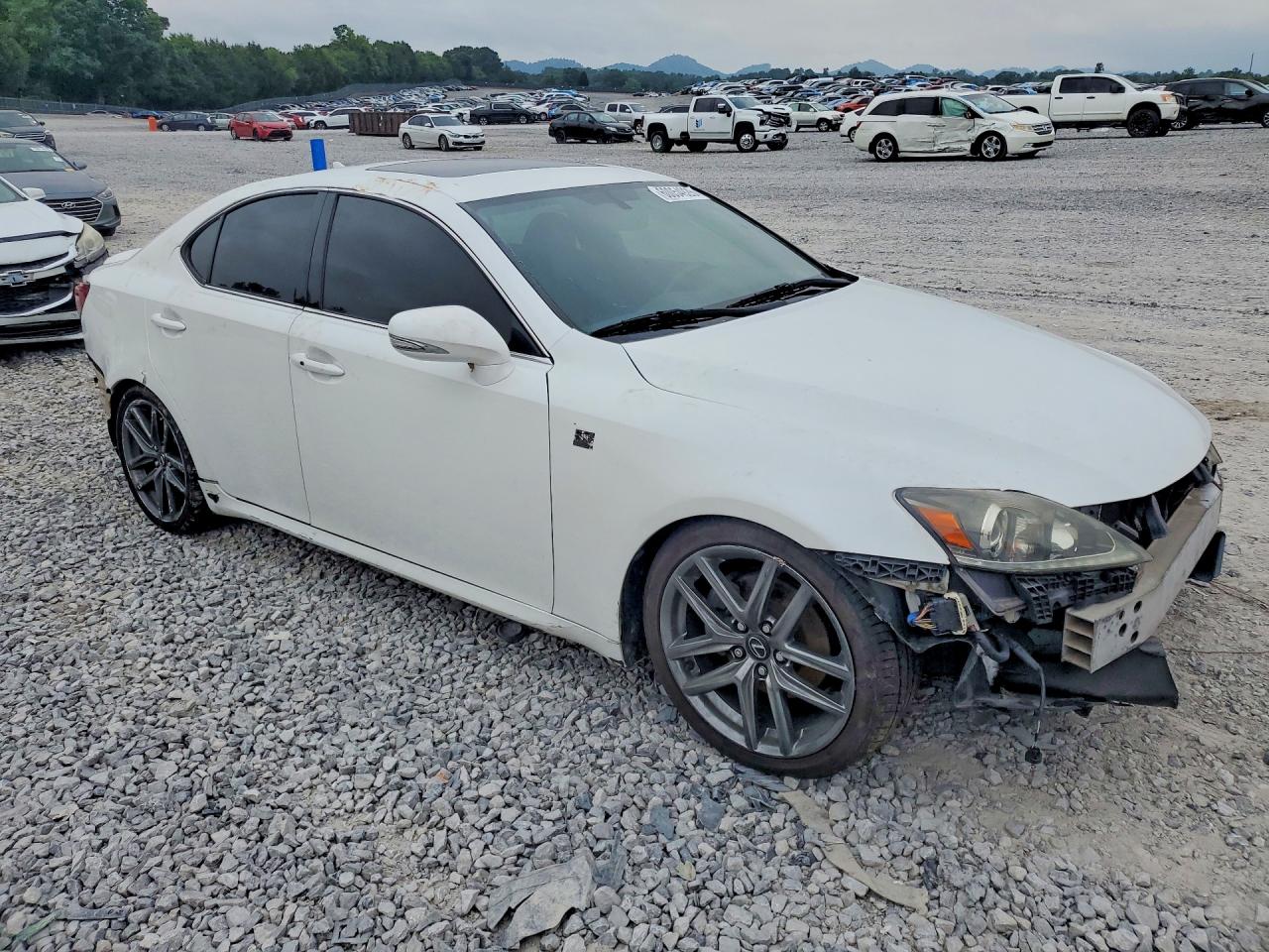 2012 Lexus Is 250 Белый vin: JTHBF5C22C5181013