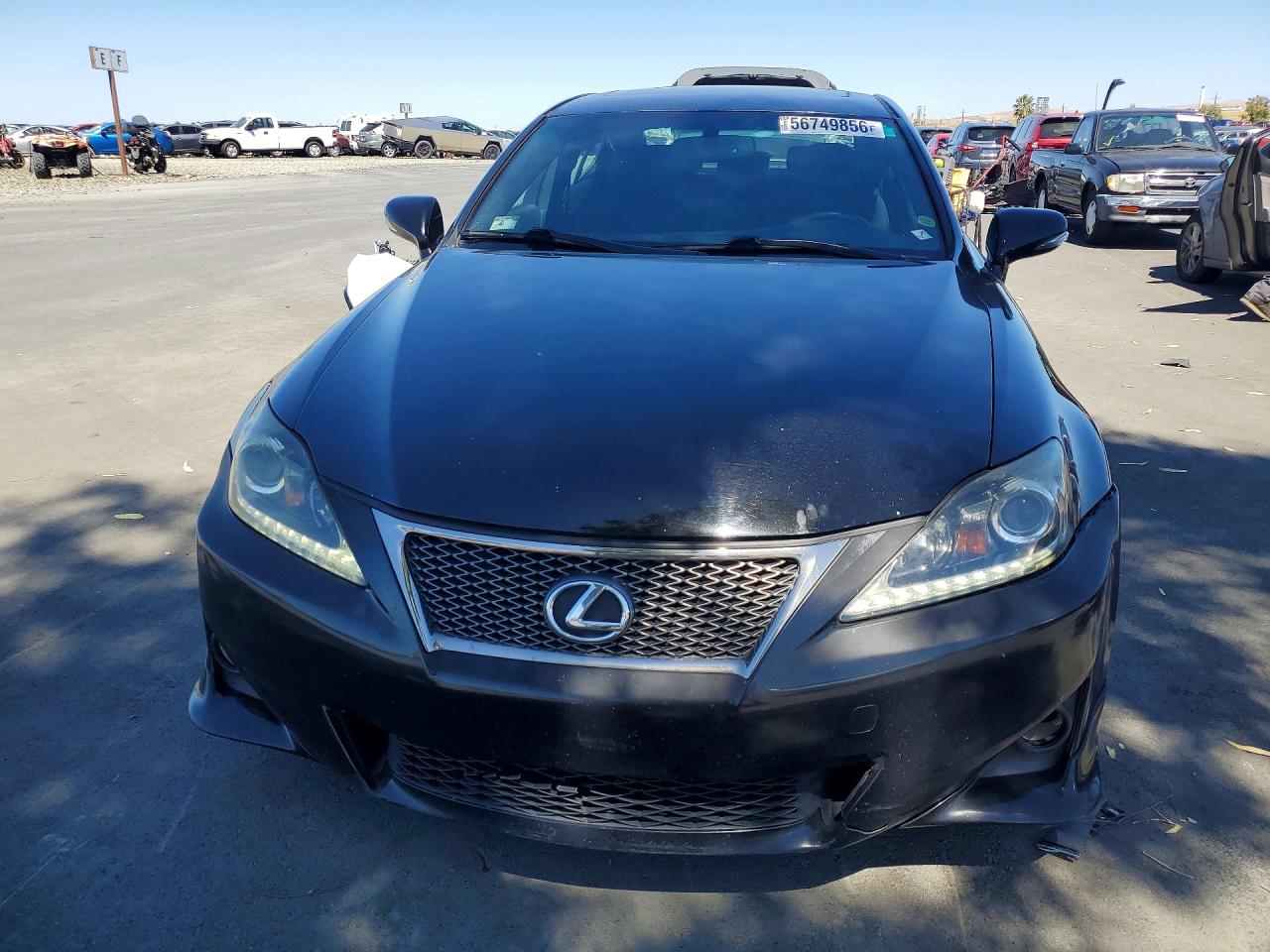 2012 Lexus Is 250 Black vin: JTHBF5C22C5182081