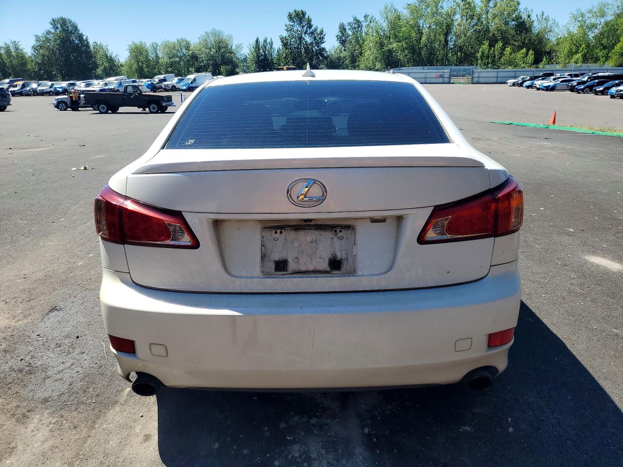 2012 Lexus Is 250 White vin: JTHBF5C22C5184106