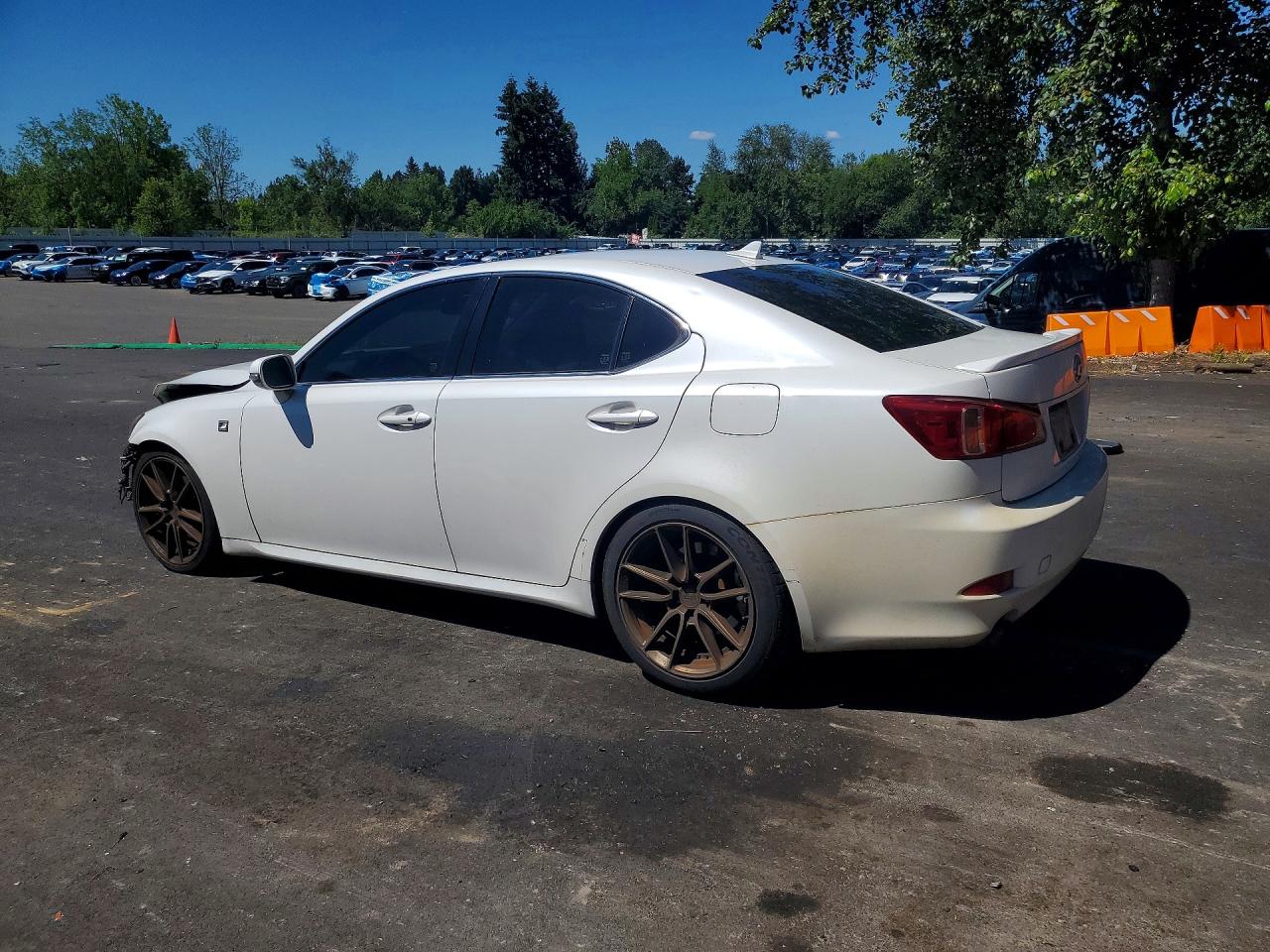 2012 Lexus Is 250 White vin: JTHBF5C22C5184106