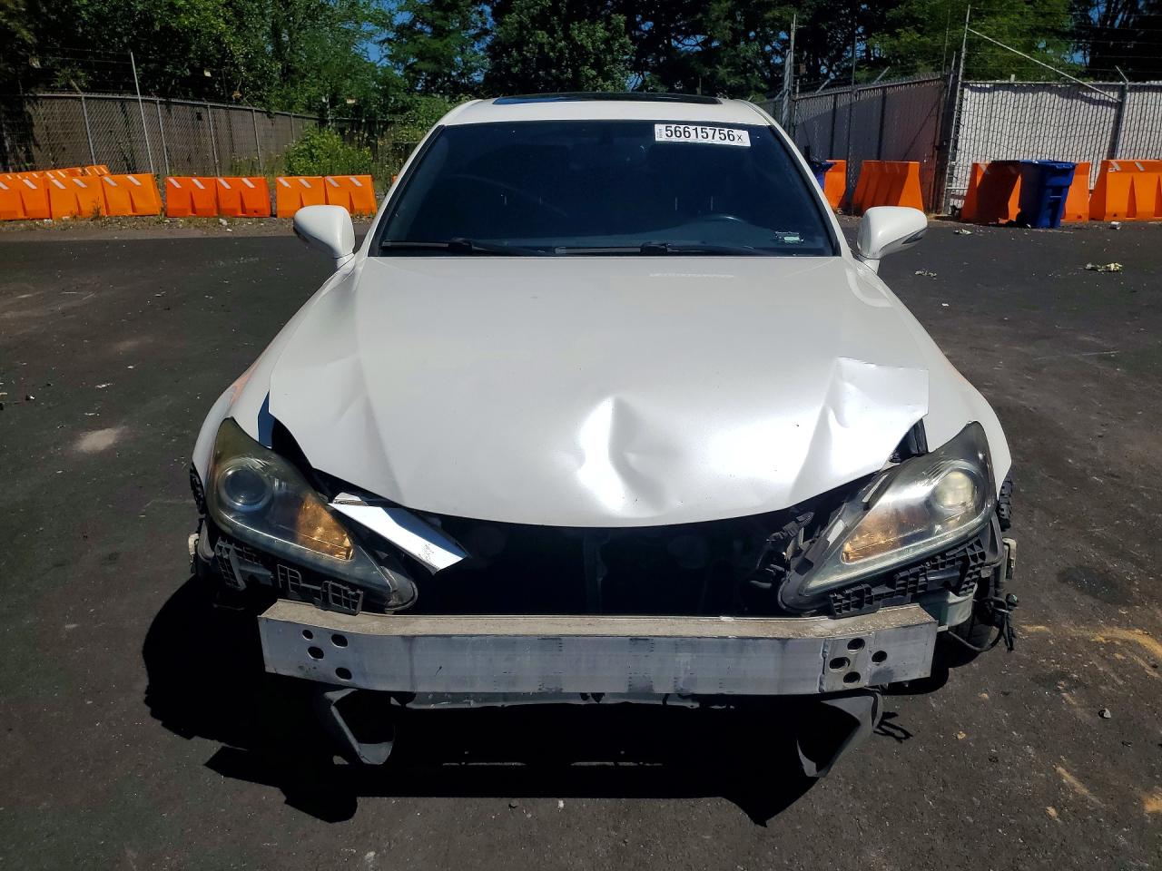 2012 Lexus Is 250 White vin: JTHBF5C22C5184106