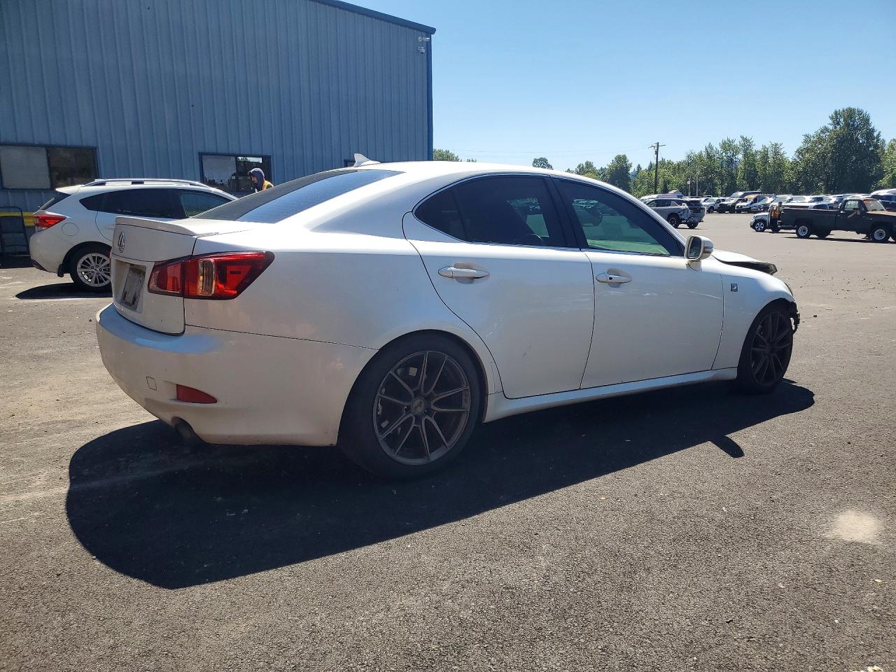 2012 Lexus Is 250 White vin: JTHBF5C22C5184106