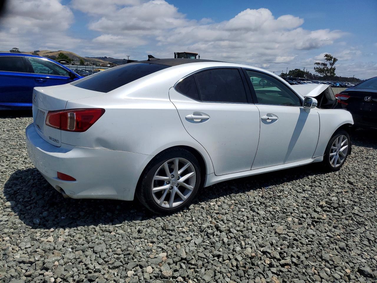 2013 Lexus Is 250 White vin: JTHBF5C22D5188237