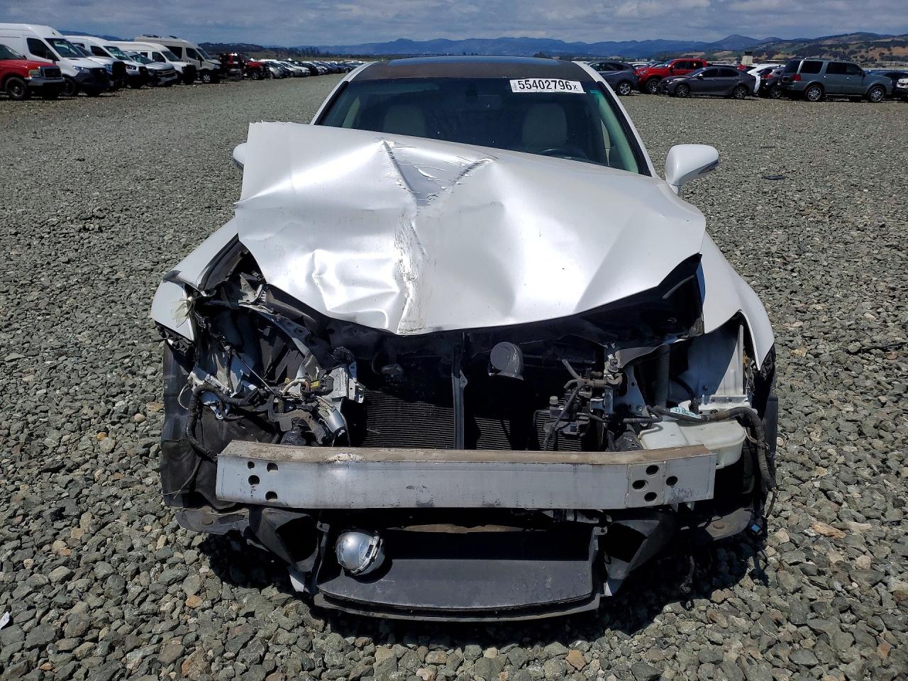 2013 Lexus Is 250 White vin: JTHBF5C22D5188237