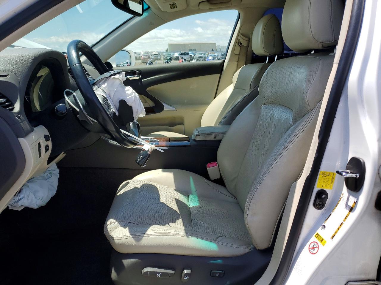 2013 Lexus Is 250 White vin: JTHBF5C22D5188237