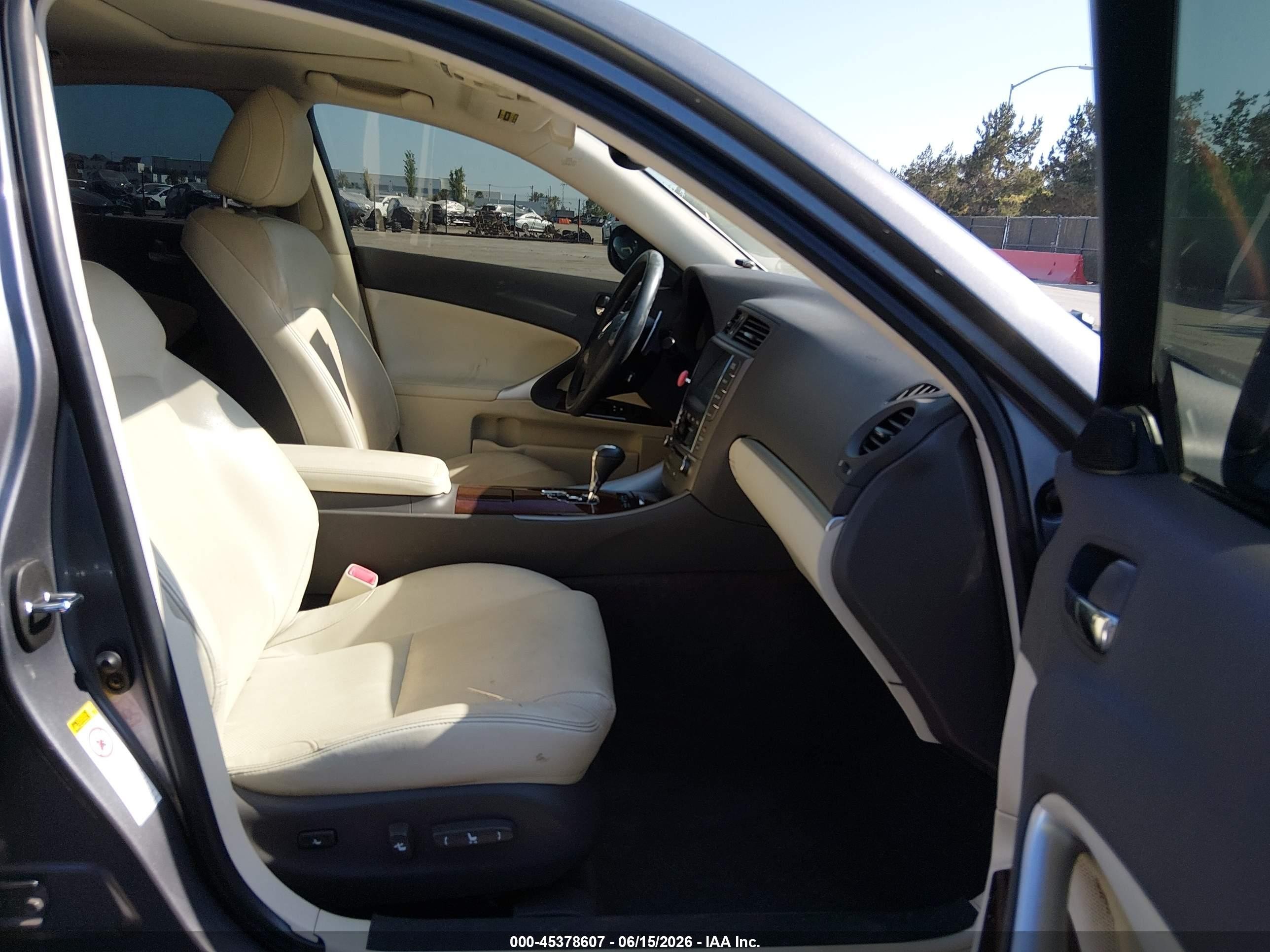2013 Lexus Is 250   Gray vin: JTHBF5C22D5189422