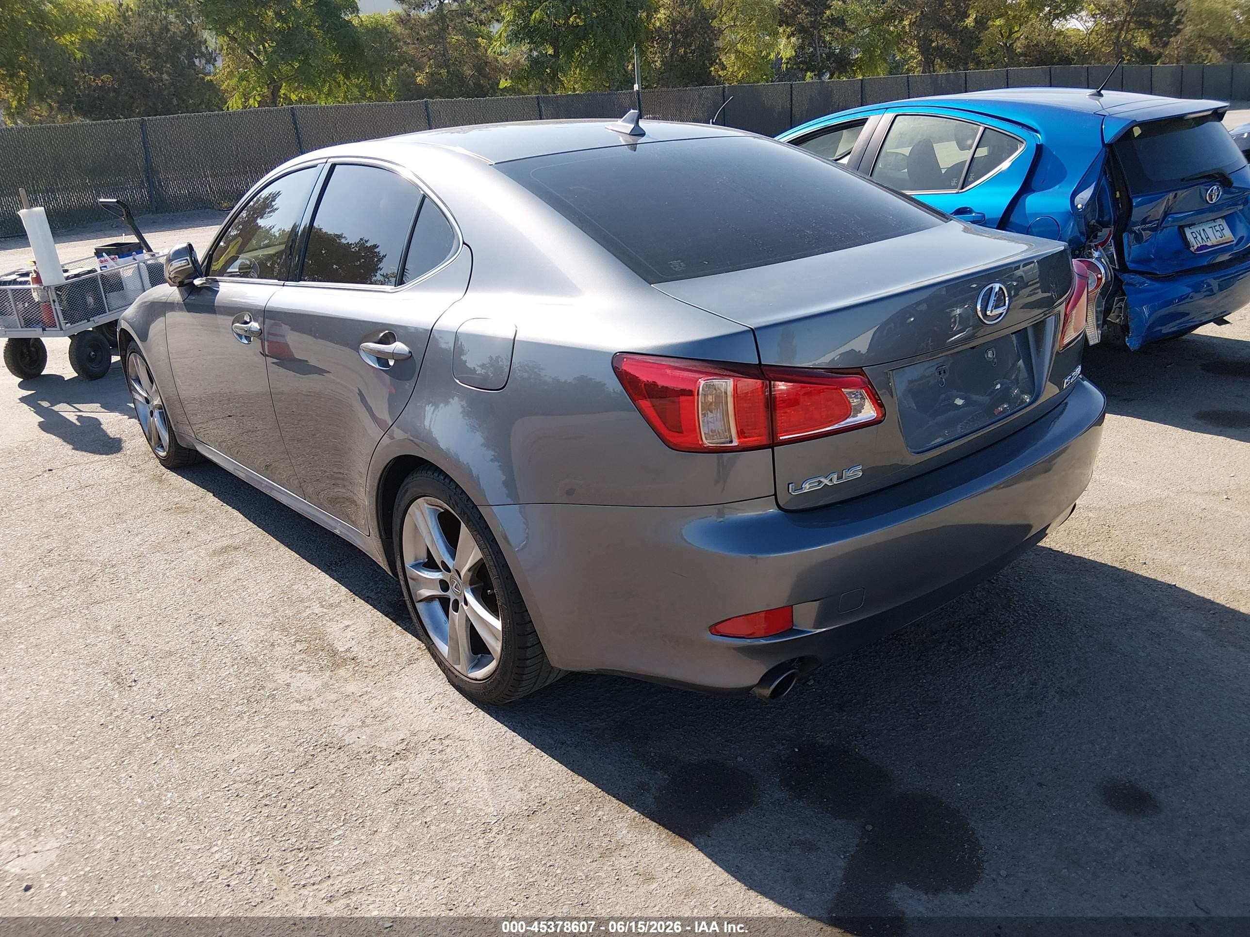 2013 Lexus Is 250   Gray vin: JTHBF5C22D5189422