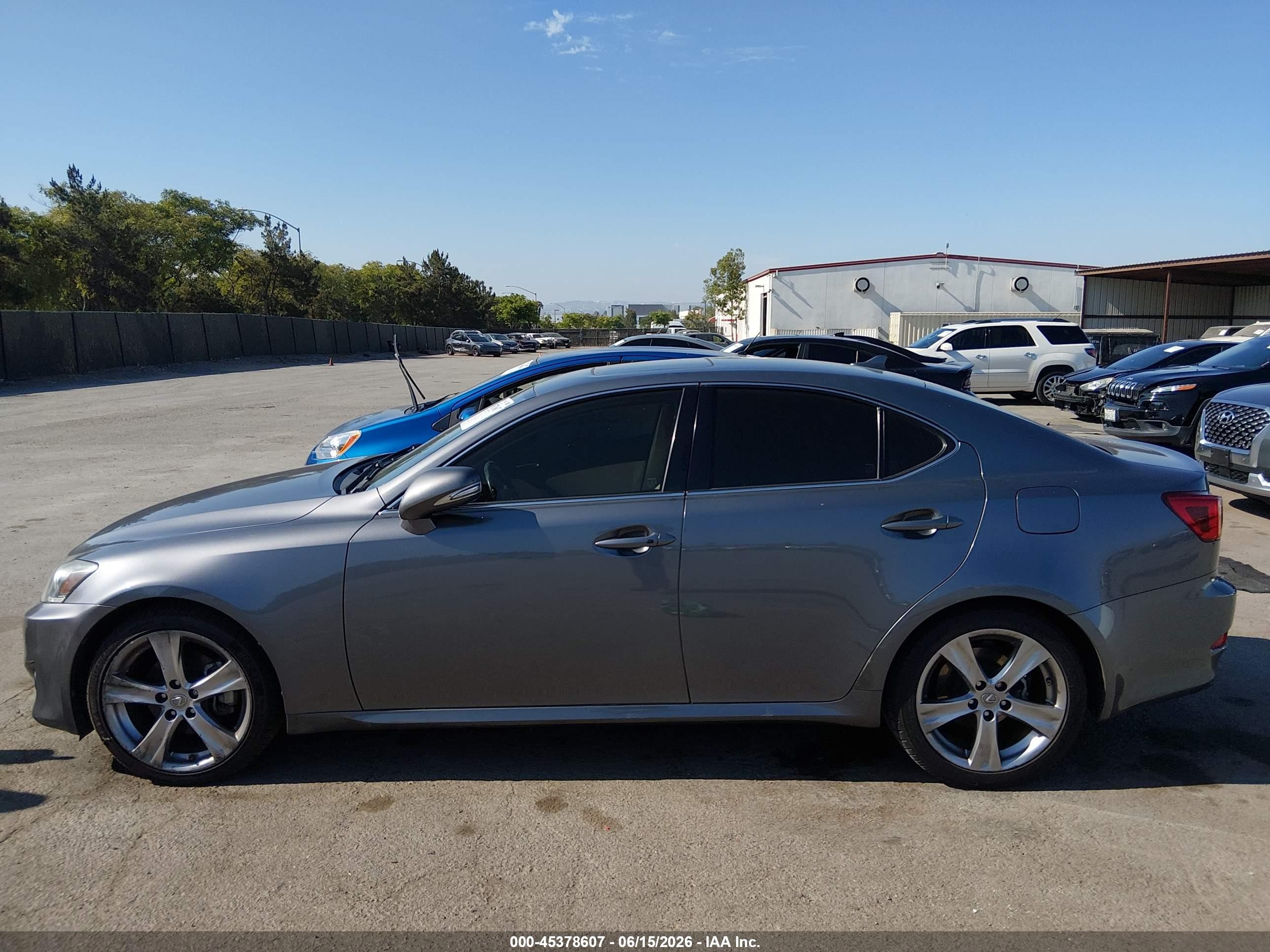 2013 Lexus Is 250   Gray vin: JTHBF5C22D5189422