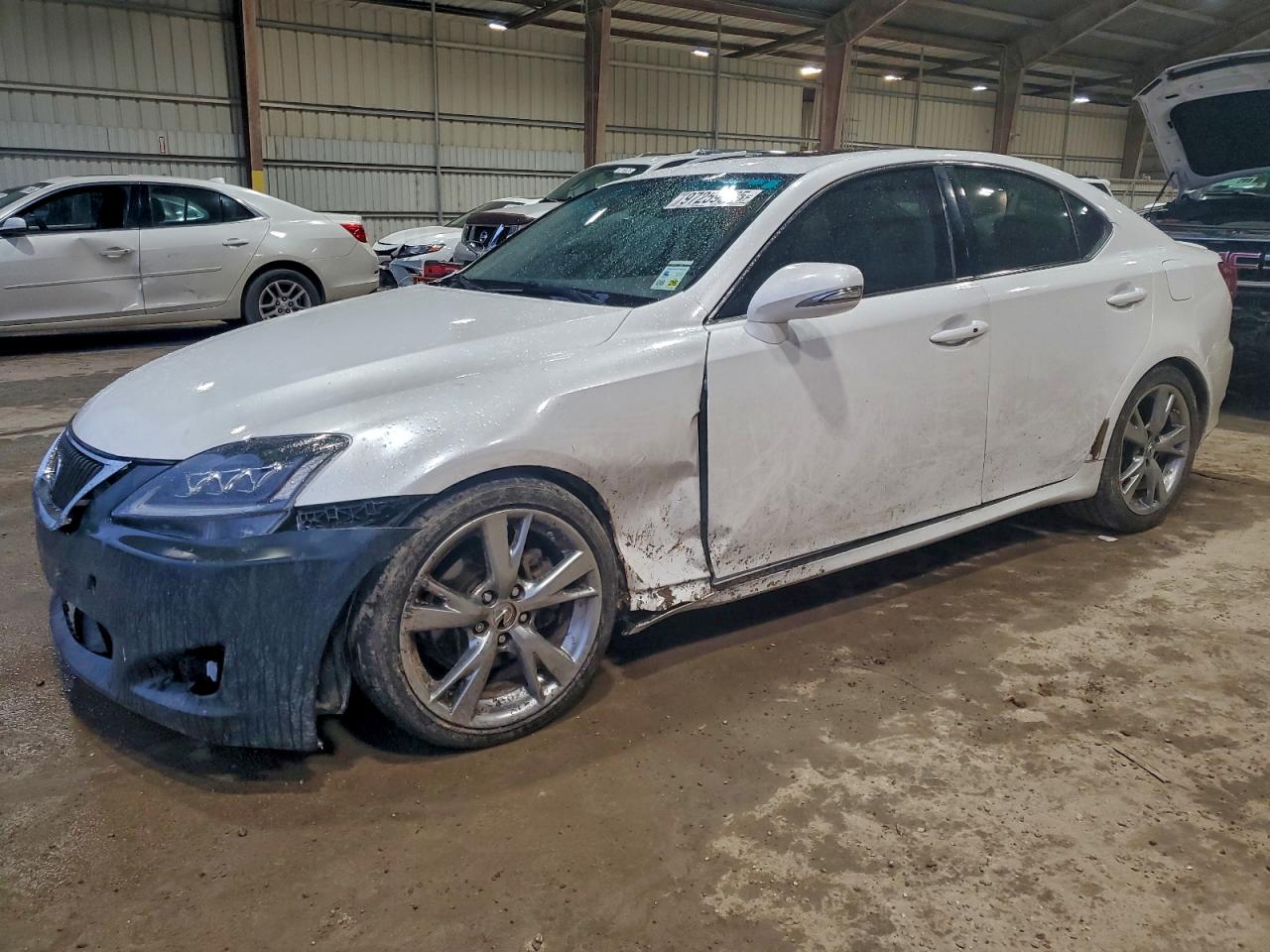 2010 Lexus Is 250 Белый vin: JTHBF5C23A2097345