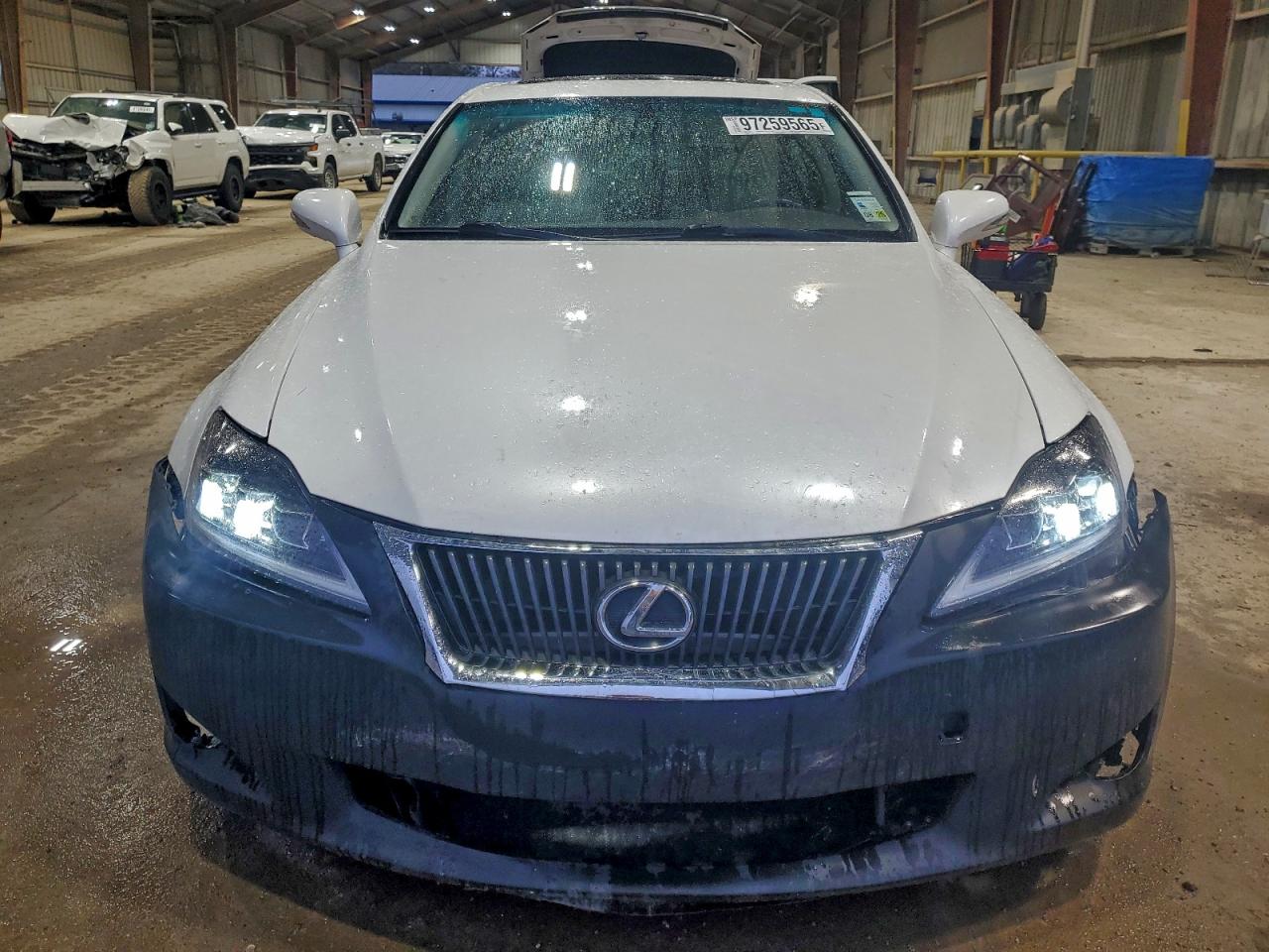 2010 Lexus Is 250 Белый vin: JTHBF5C23A2097345