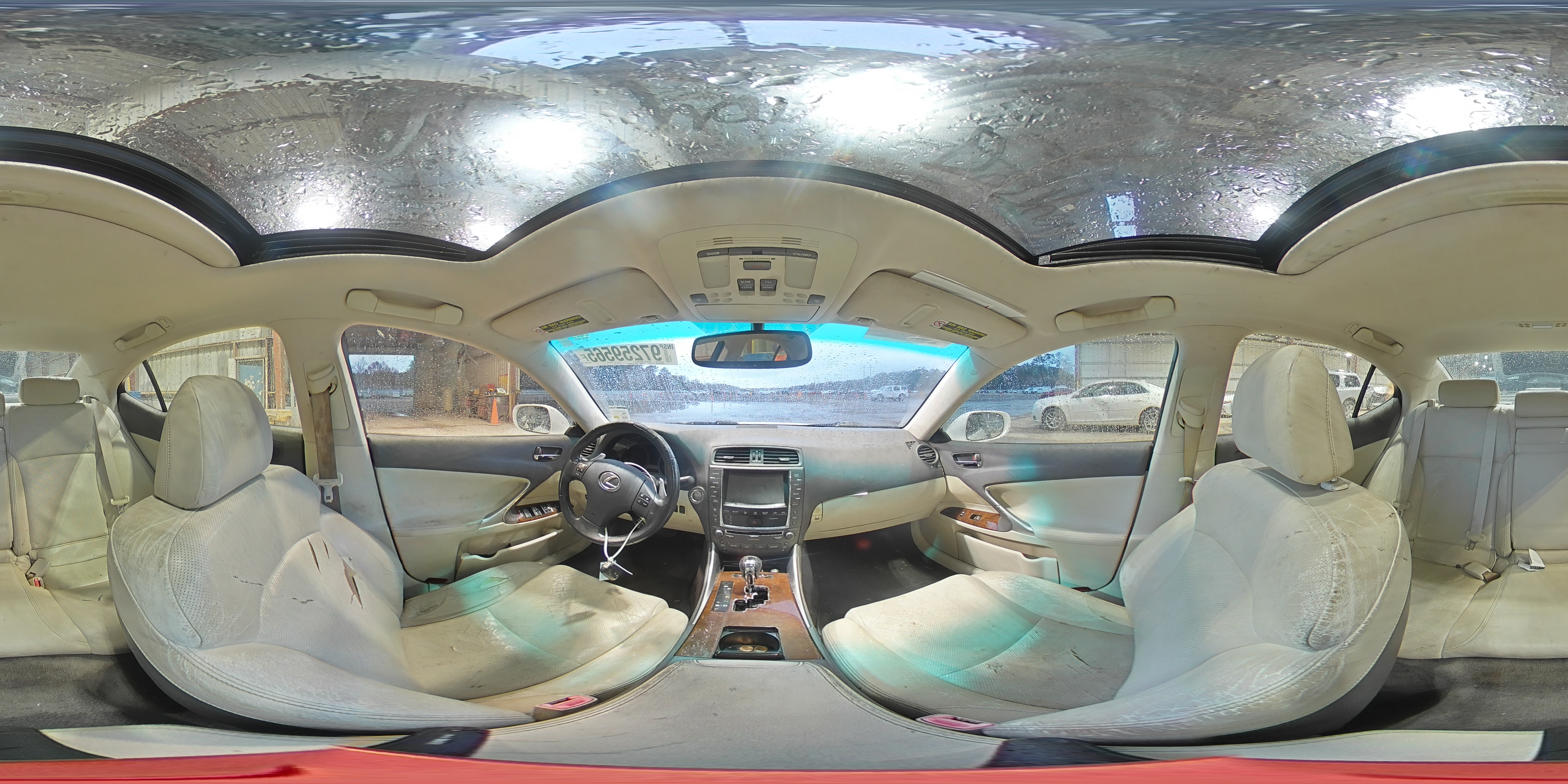 2010 Lexus Is 250 Белый vin: JTHBF5C23A2097345