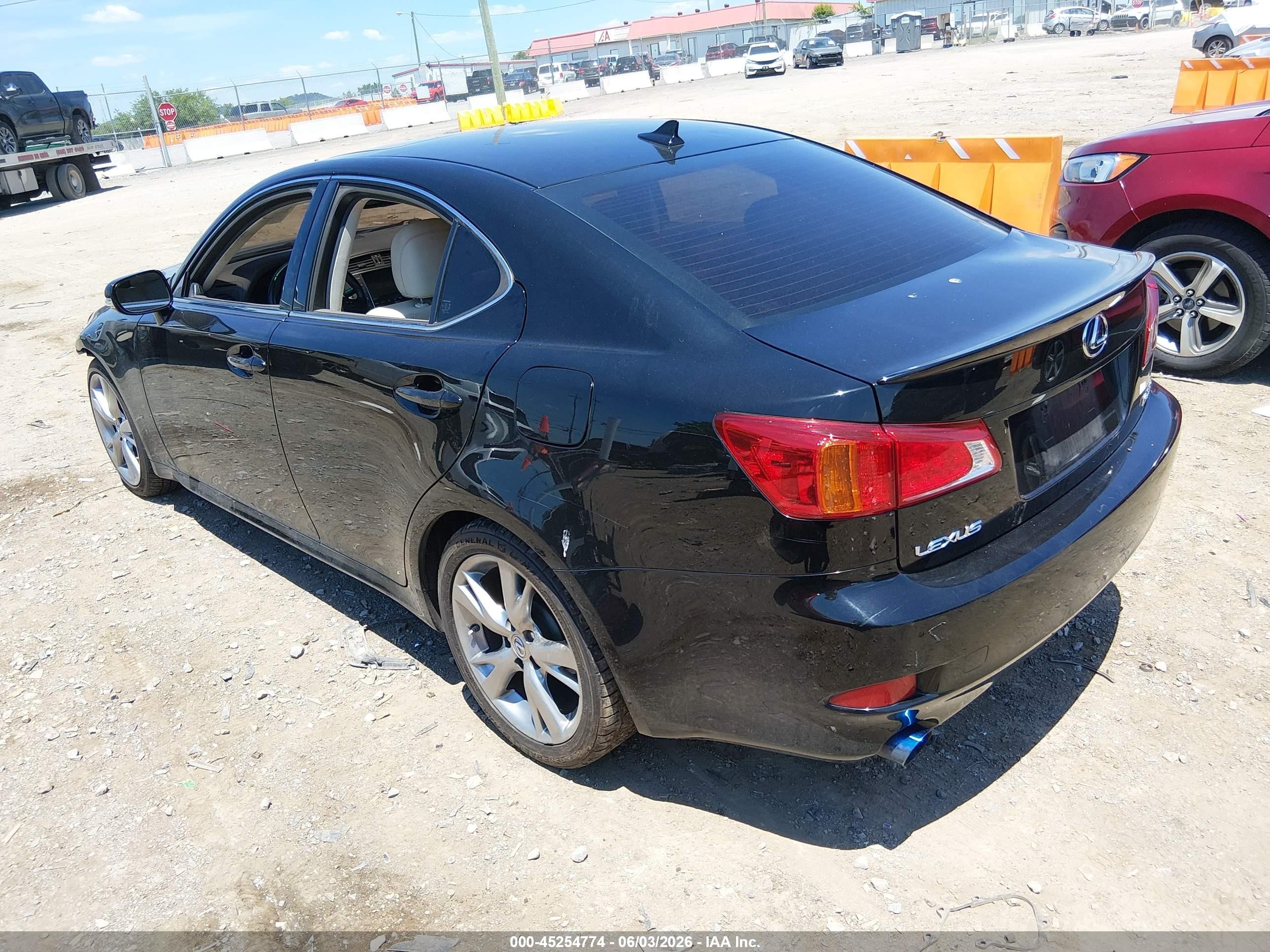 2010 Lexus Is 250   Black vin: JTHBF5C23A5109914