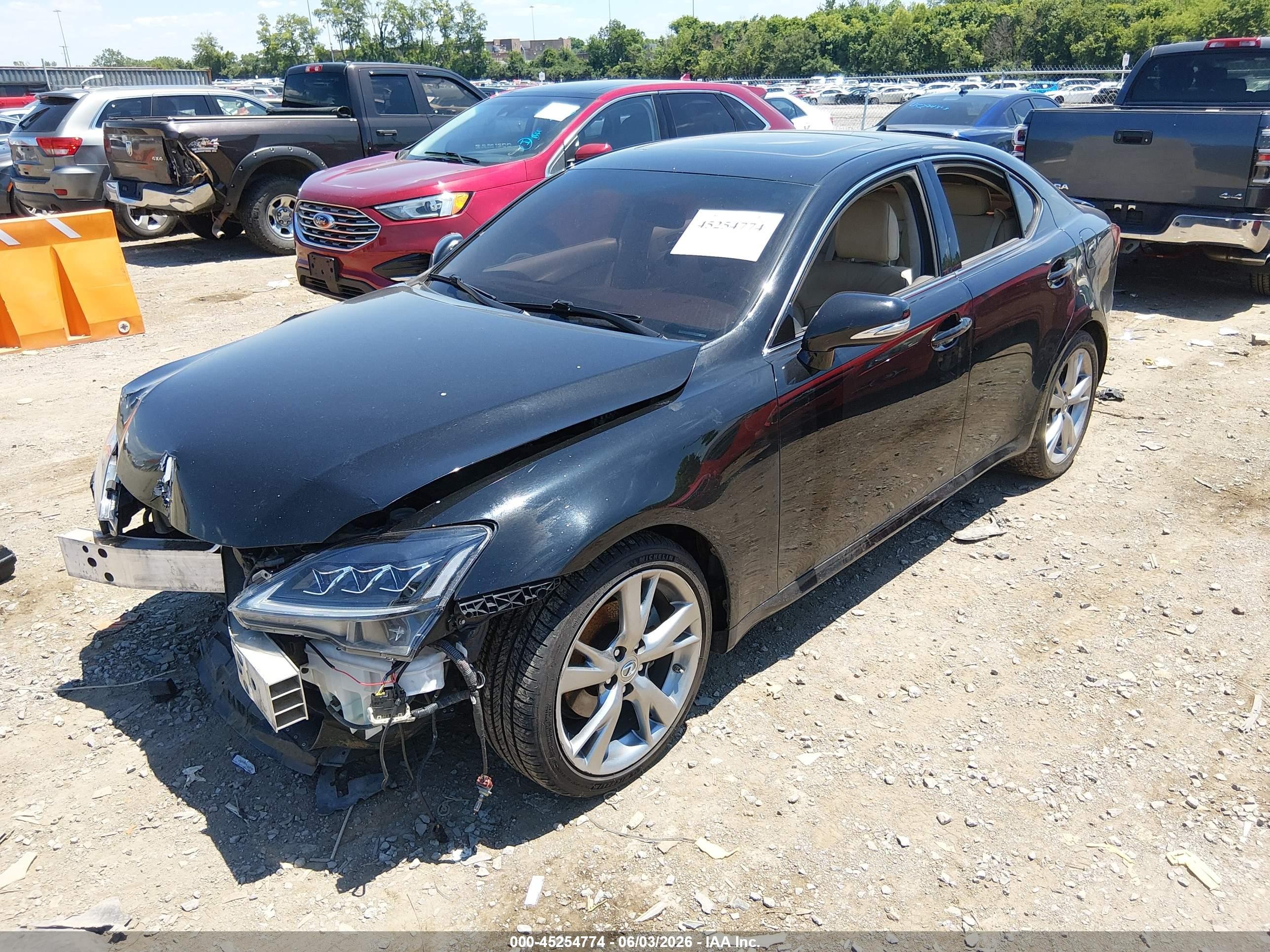2010 Lexus Is 250   Black vin: JTHBF5C23A5109914